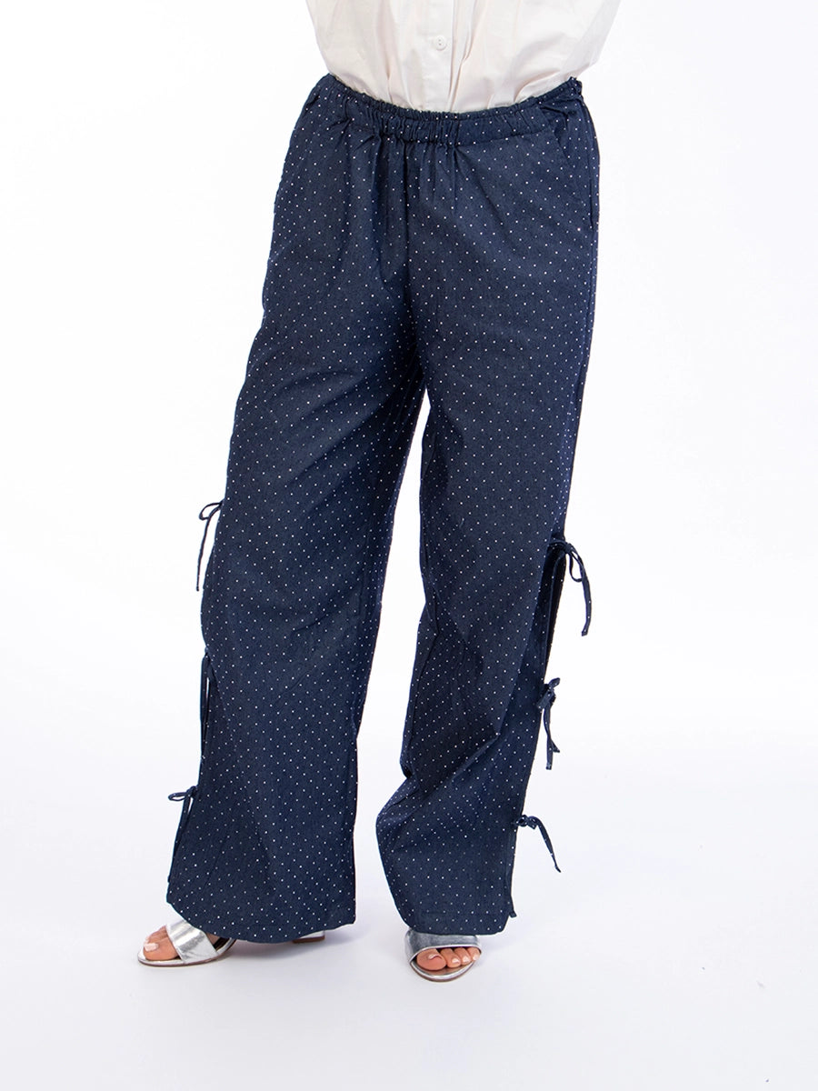 Pantalón Letty Chambray de Brillos