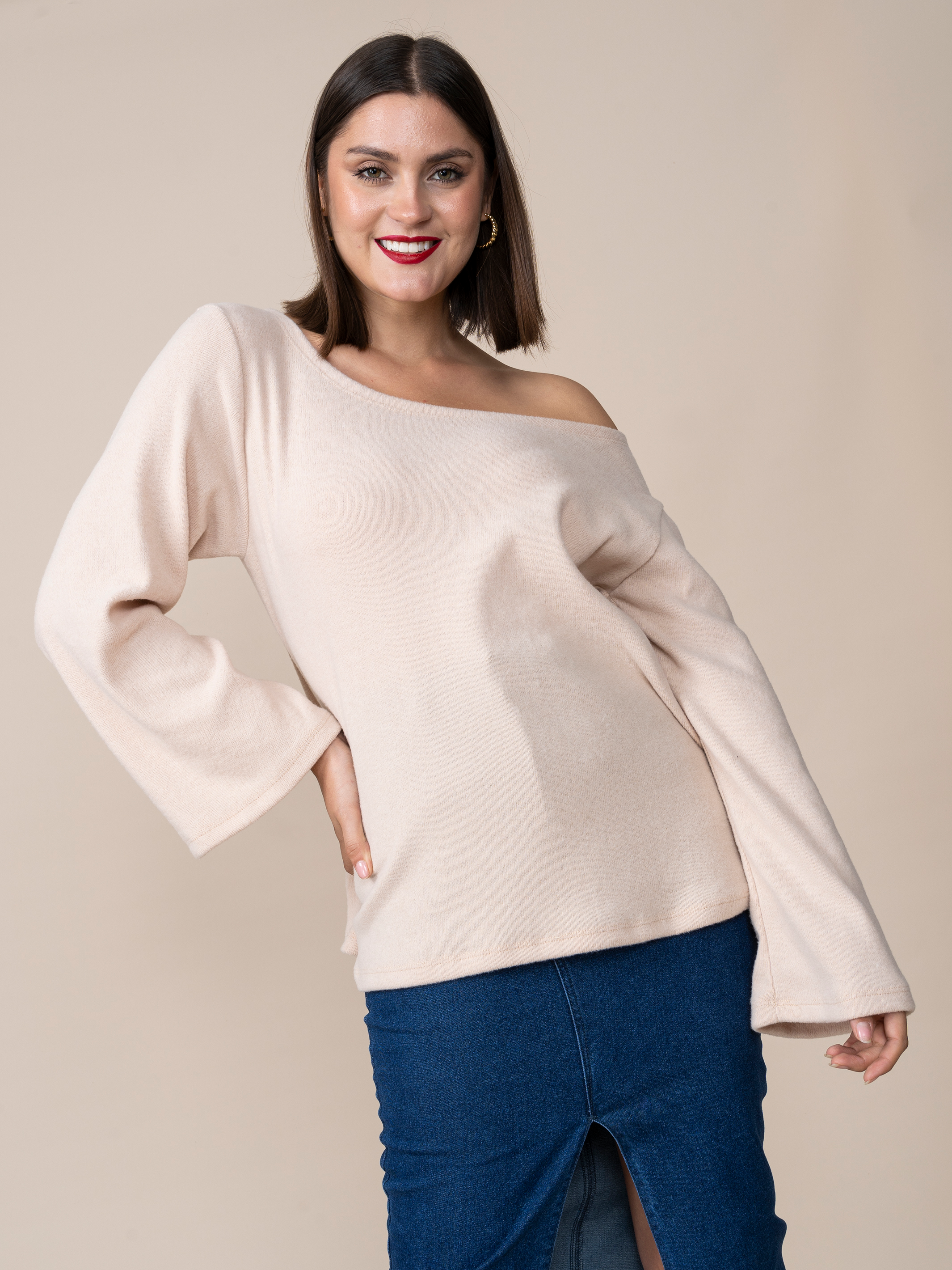 Chompa Carmen Crema
