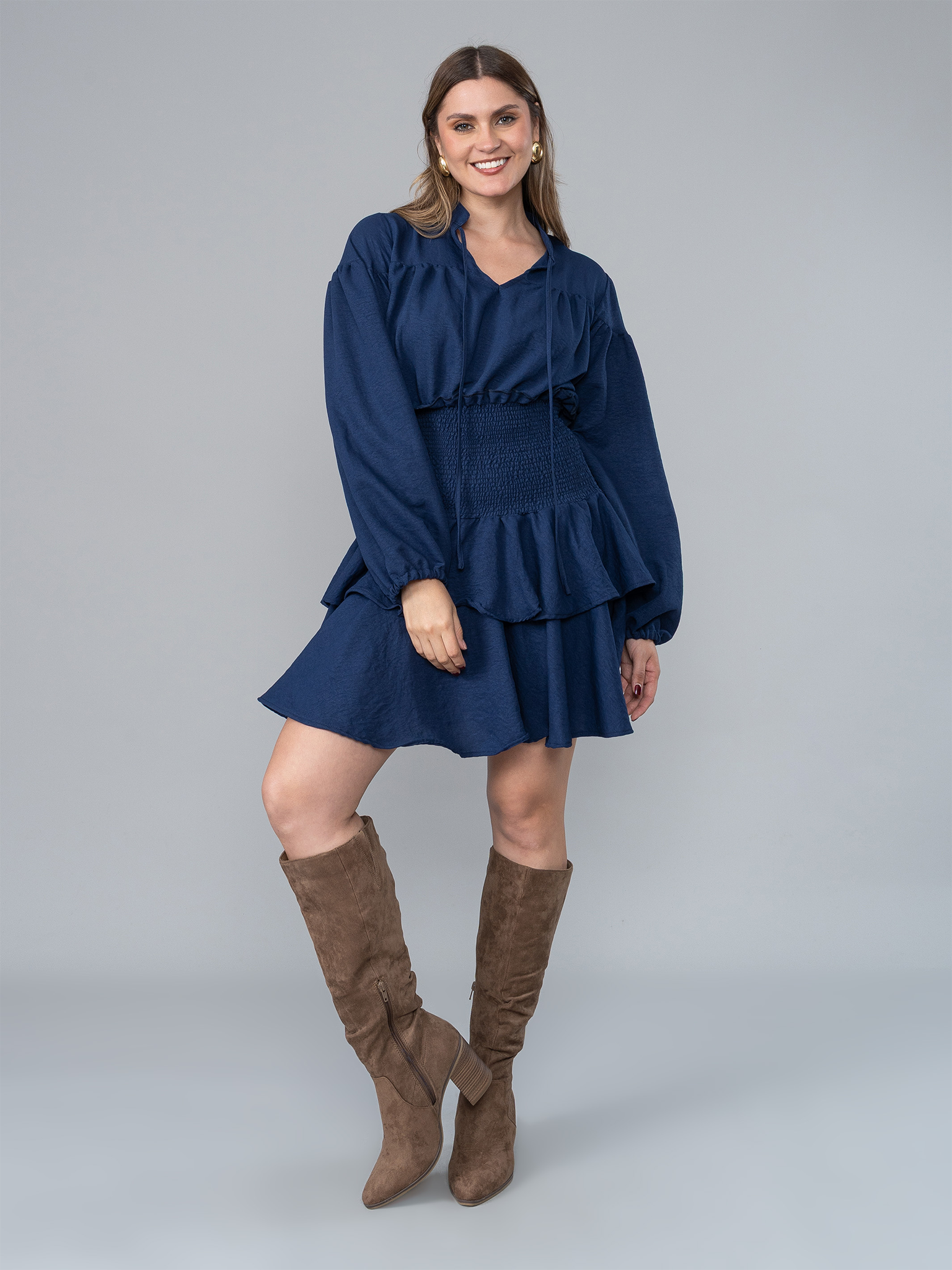Vestido Ada Azul en Genova