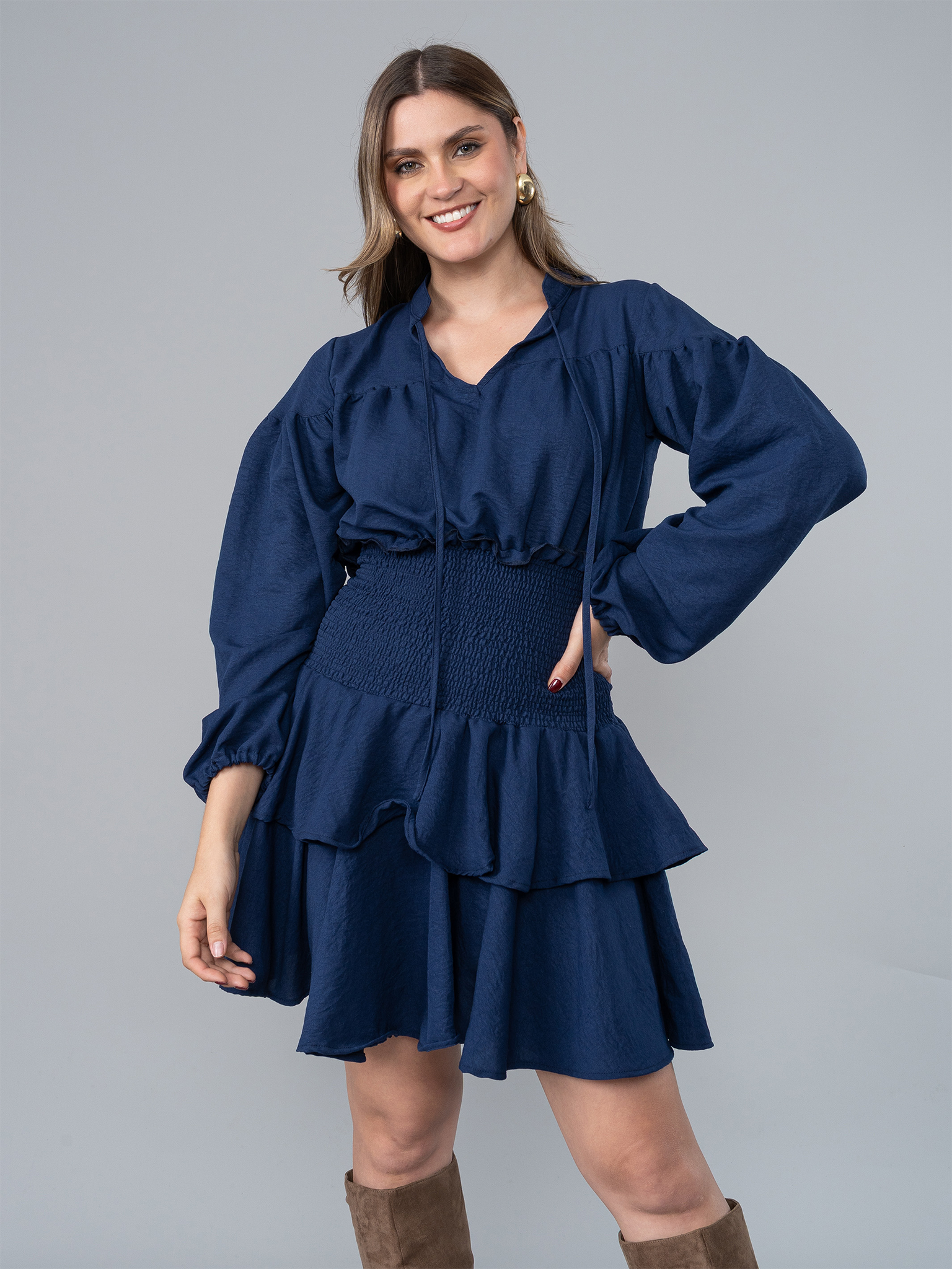 Vestido Ada Azul en Genova