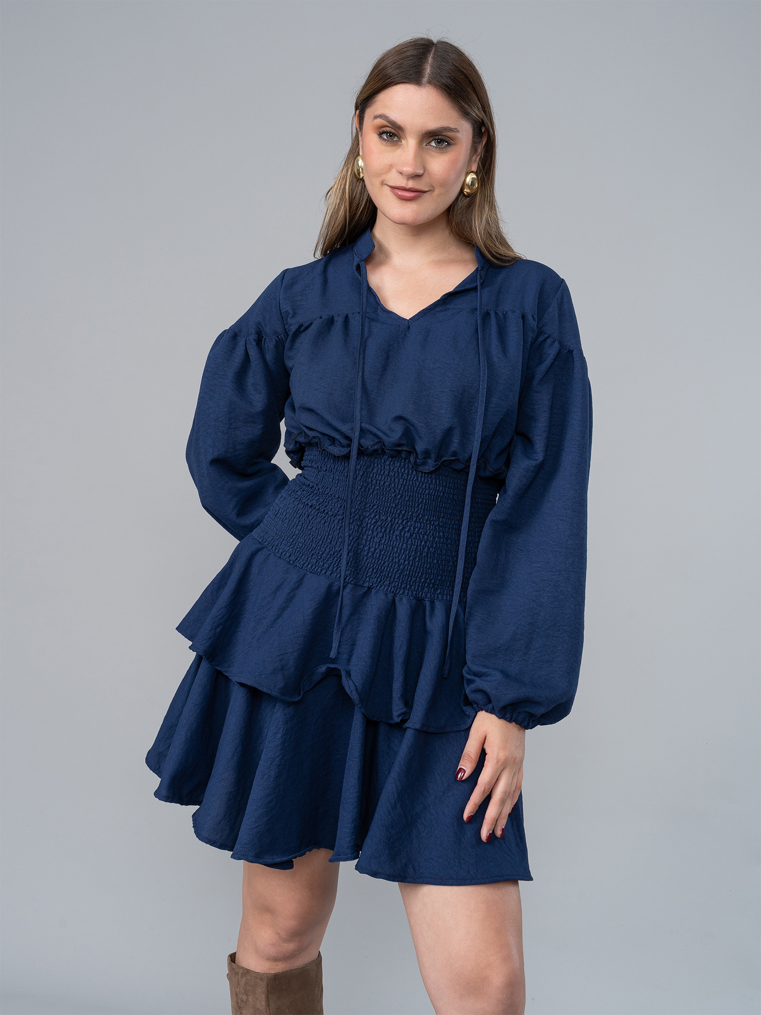 Vestido Ada Azul en Genova