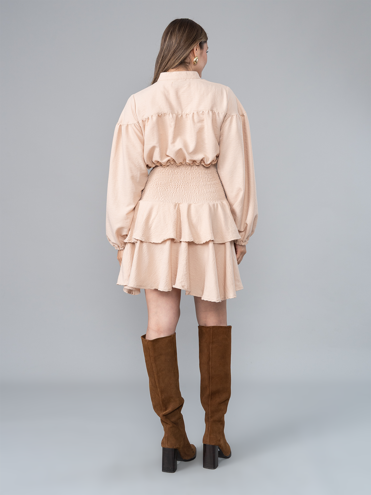 Vestido Ada Beige en Genova