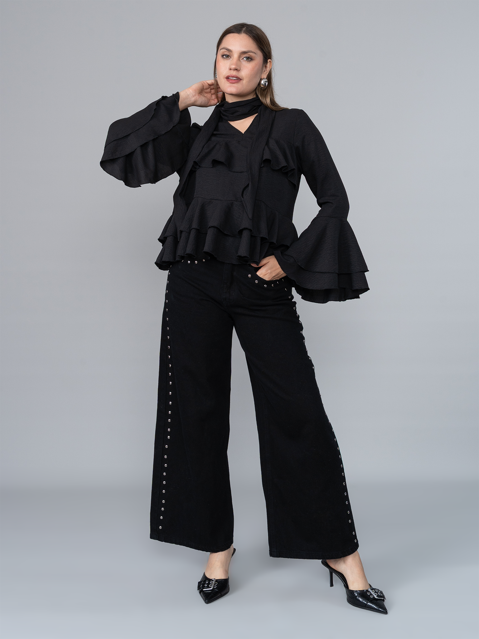 Blusa Boho Negro