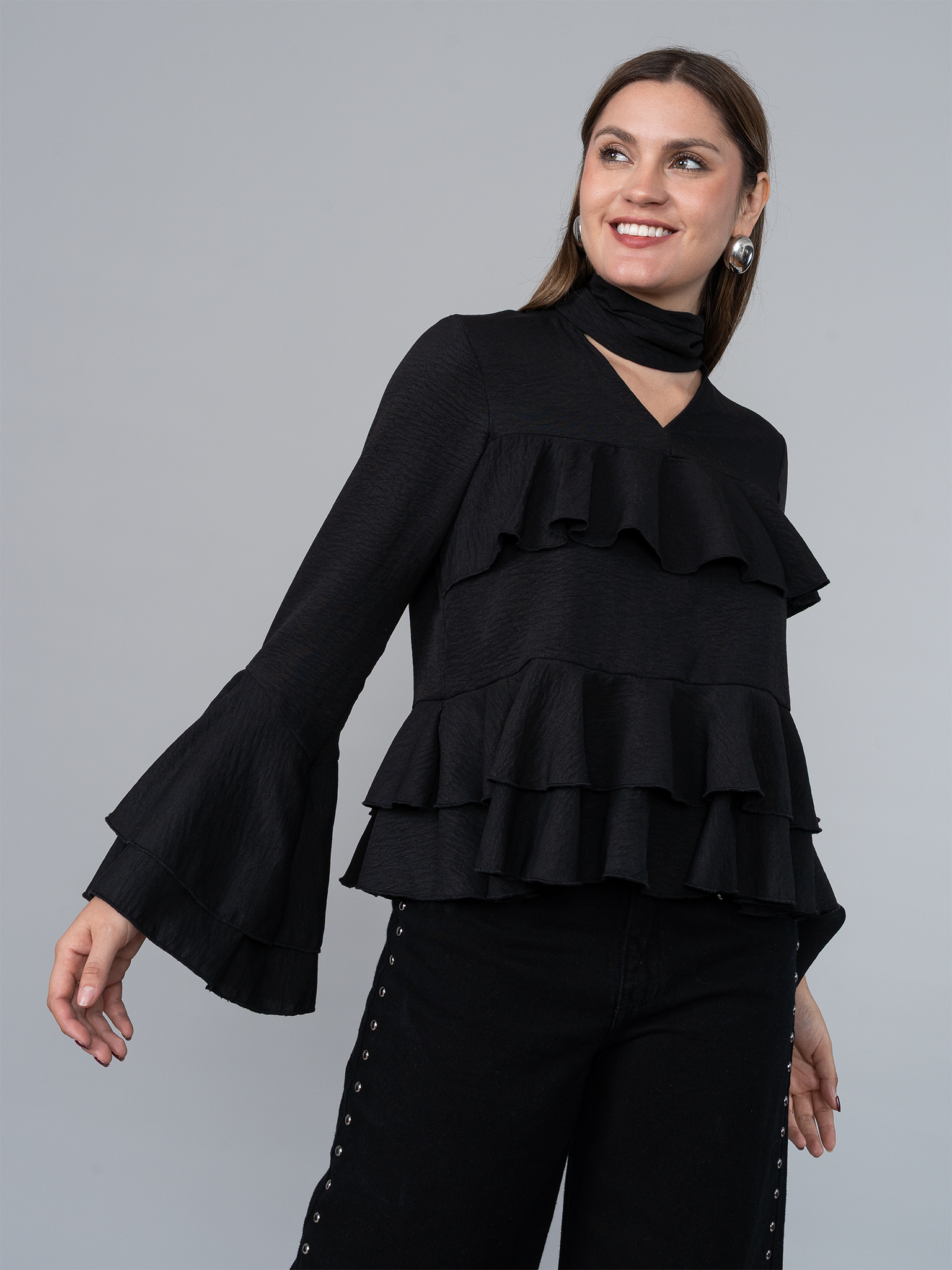 Blusa Boho Negro