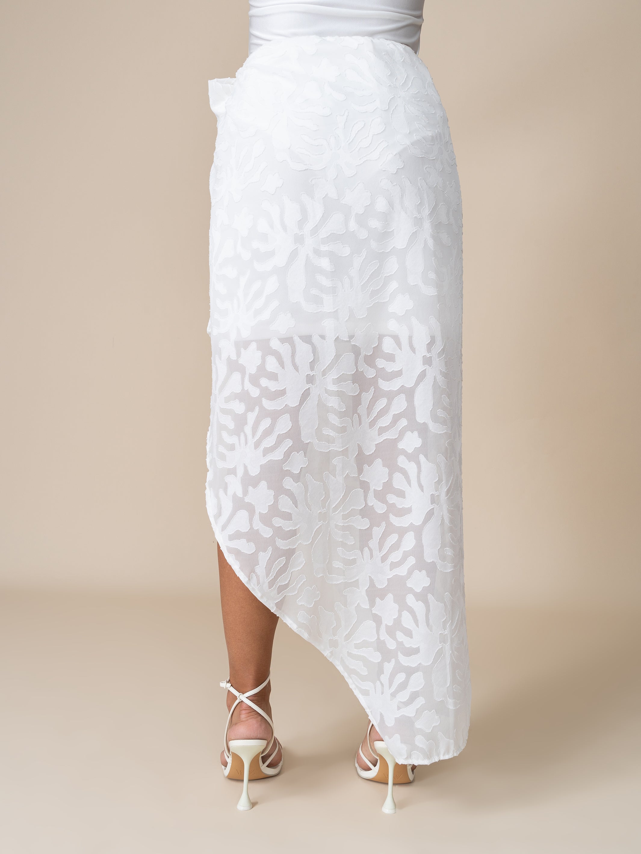 Falda Amelia Blanca
