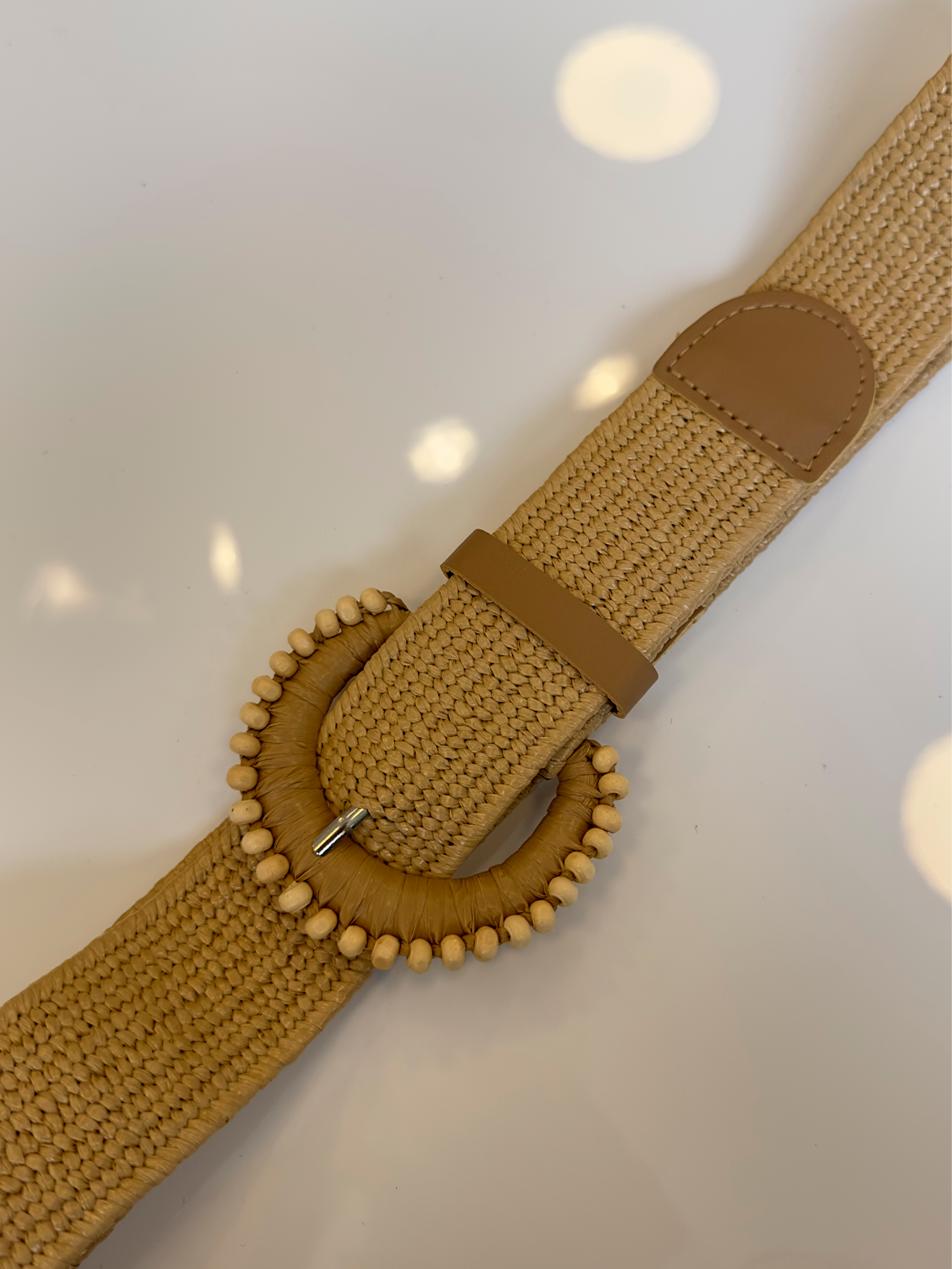 Correa Tejida Beige