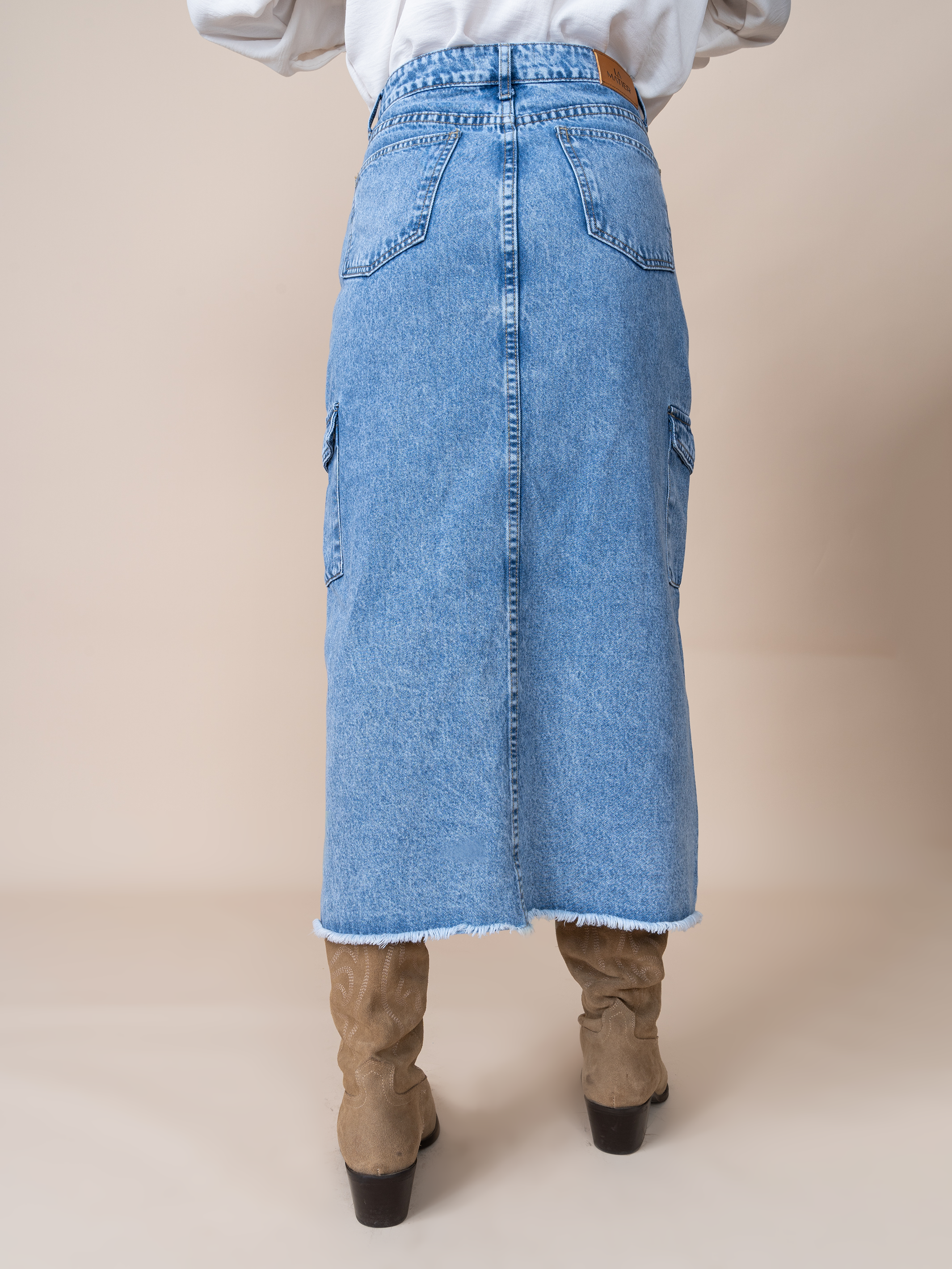 Falda Denim Sofia Azul