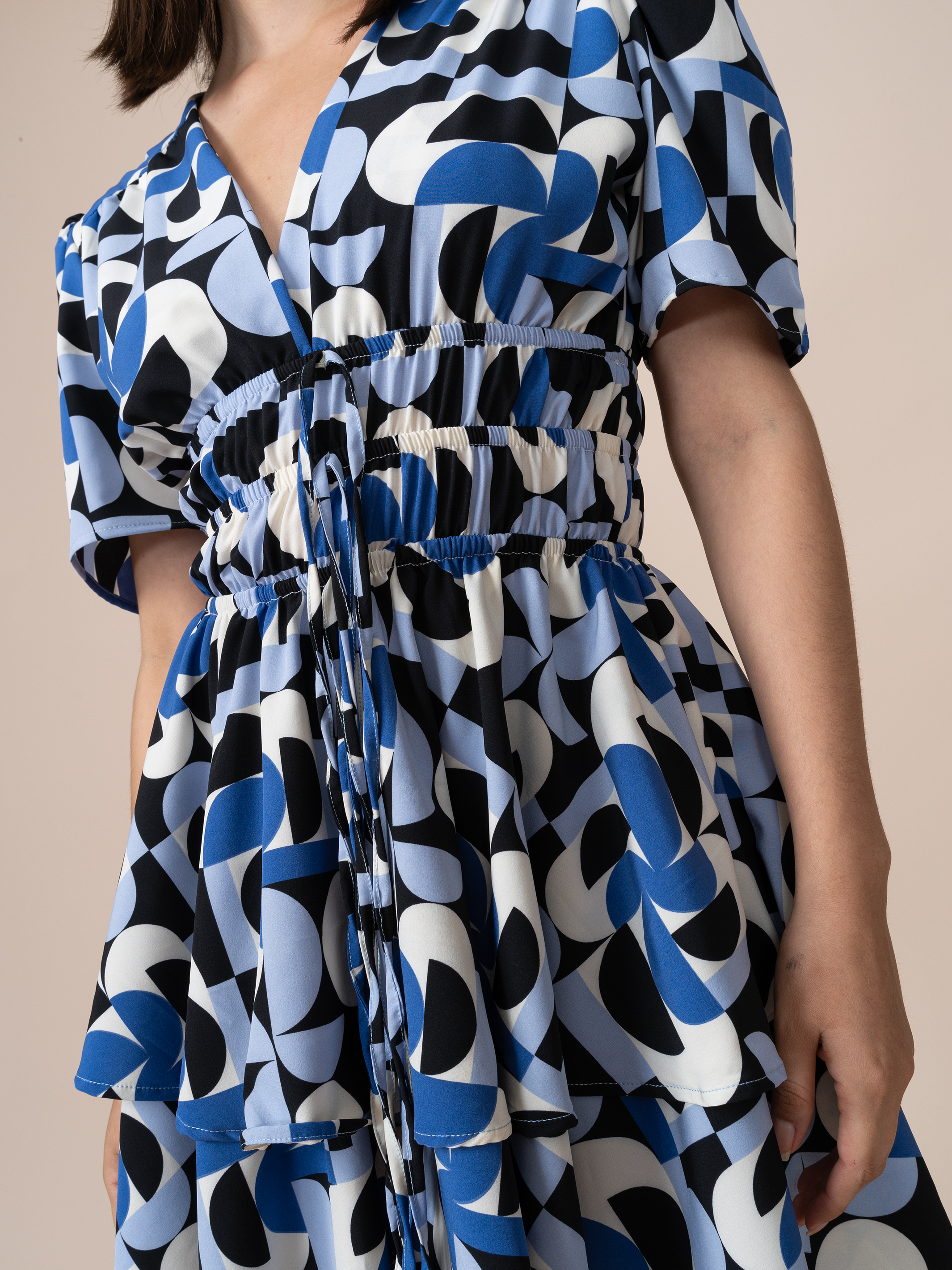 Vestido Amy Estampado Azul