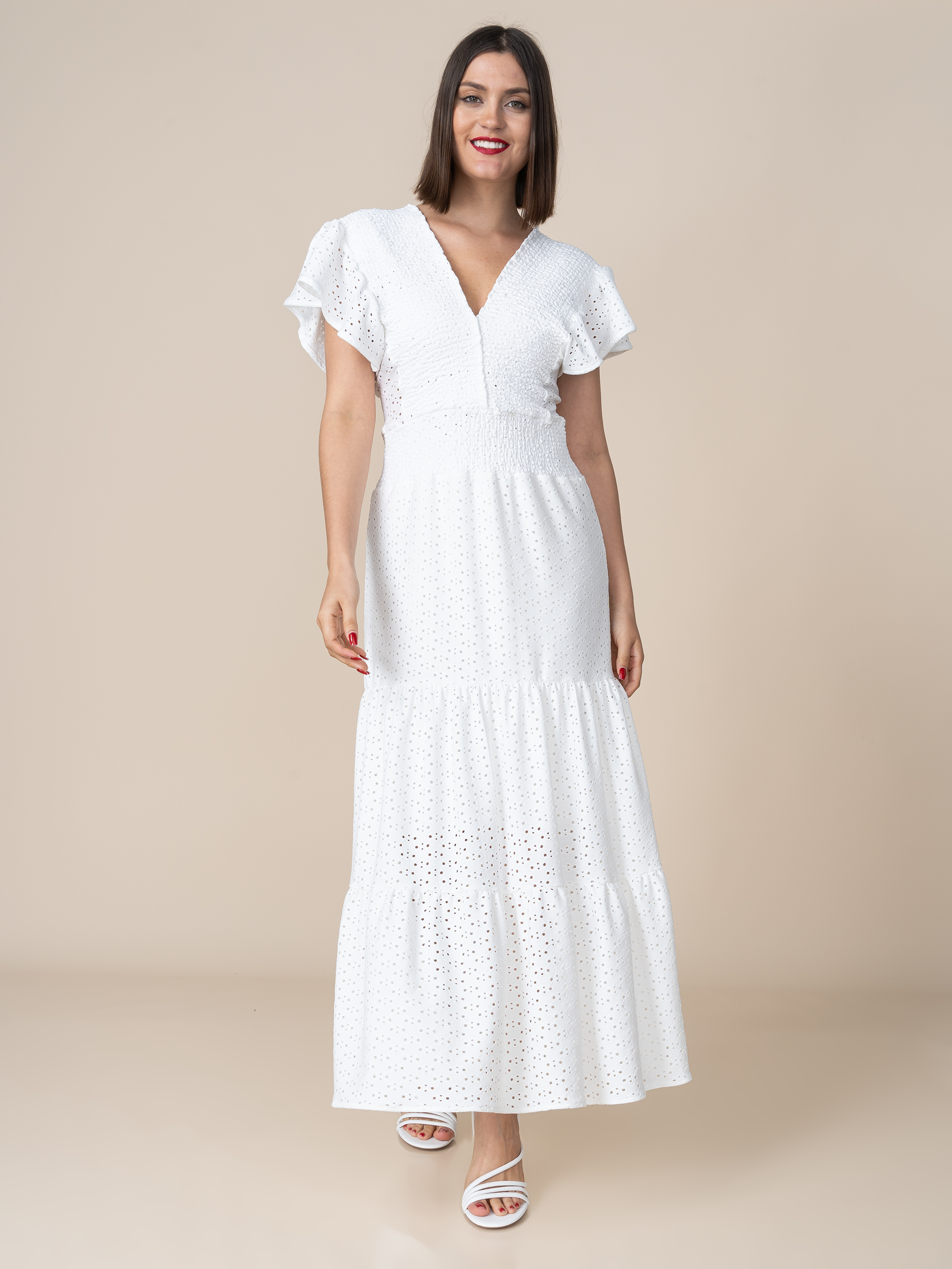 Vestido de Broderie Estela Hueso