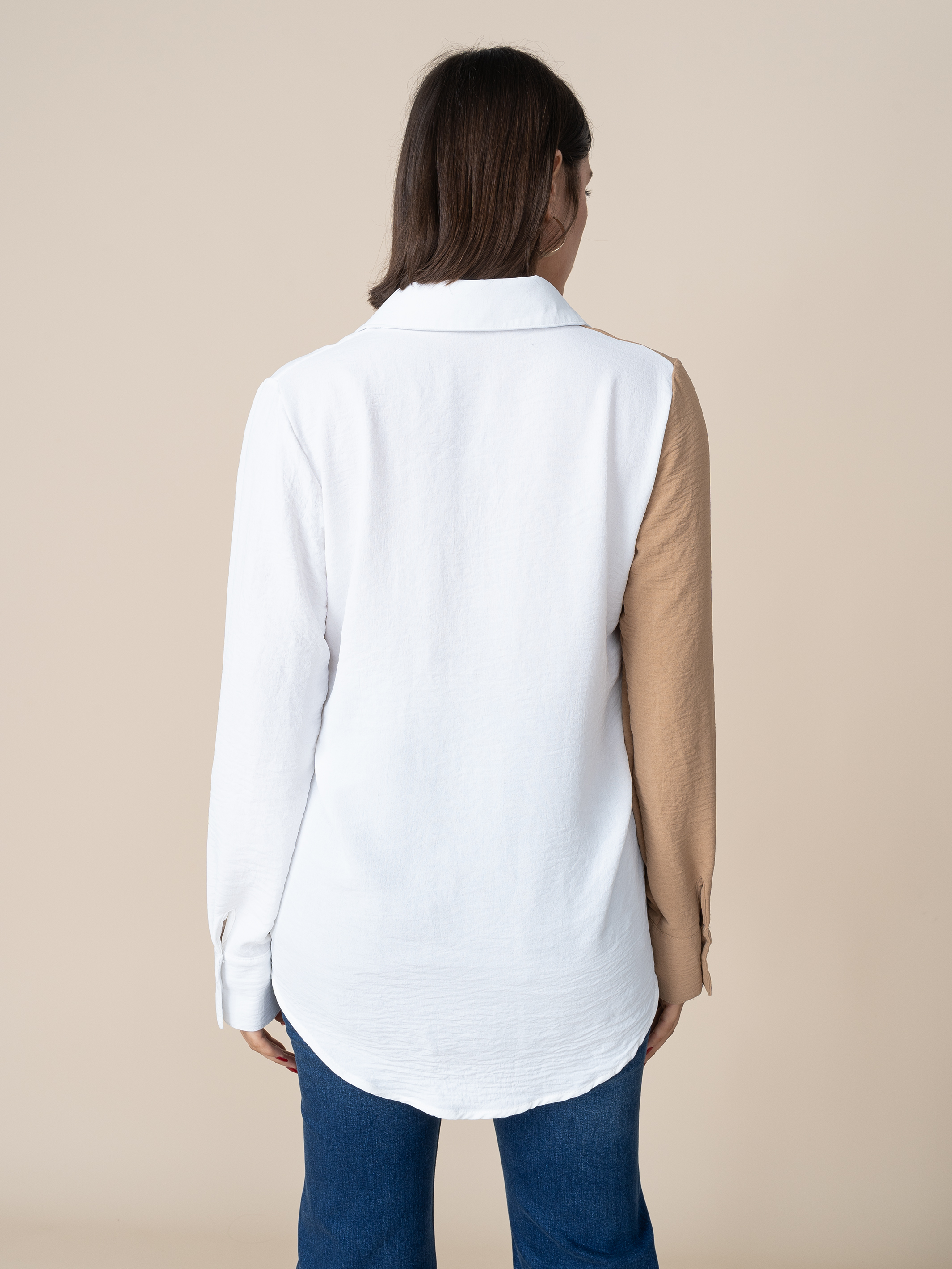 Blusa Karina Hueso/Beige