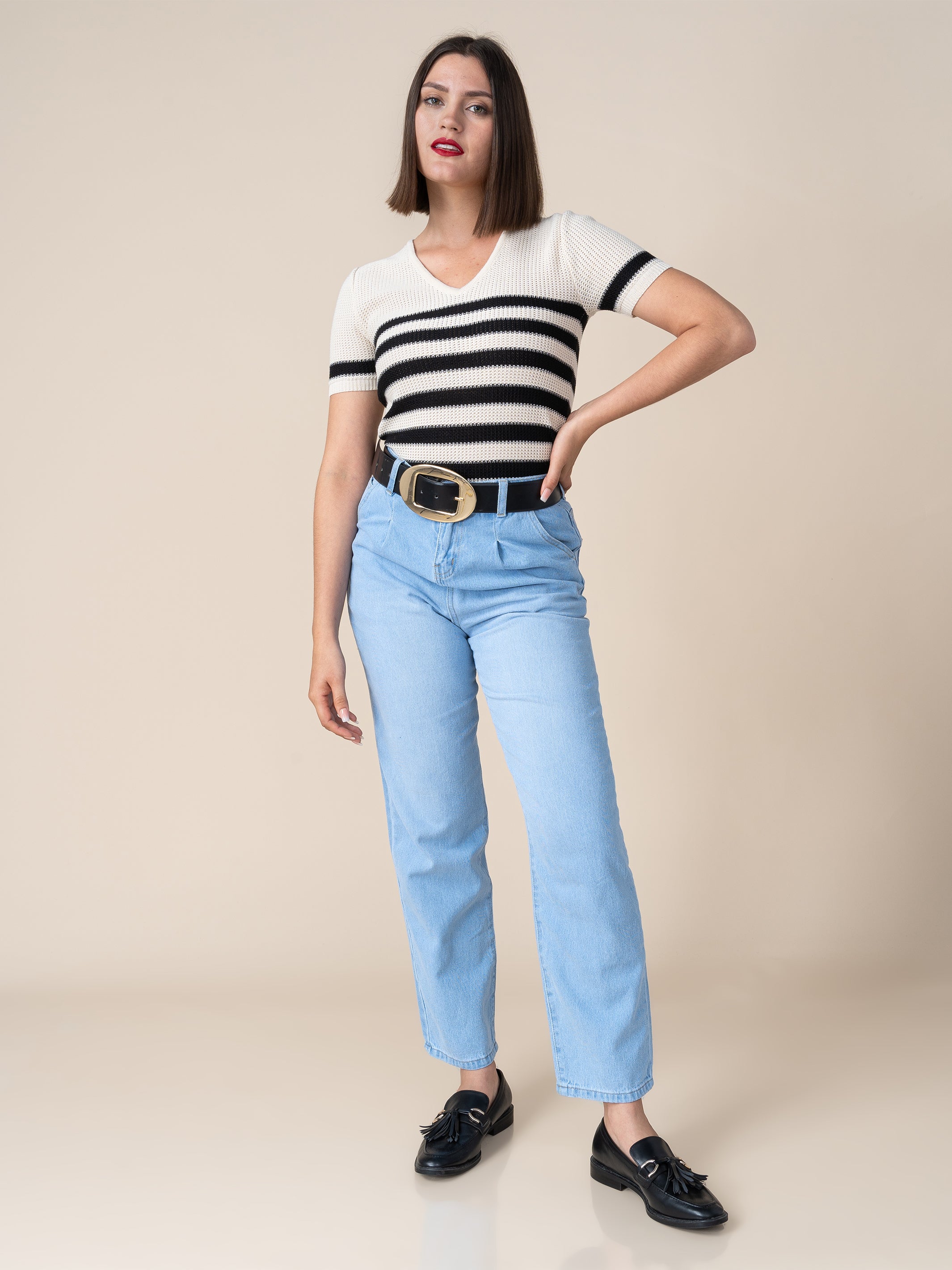 Polo Tejido Agatha Beige