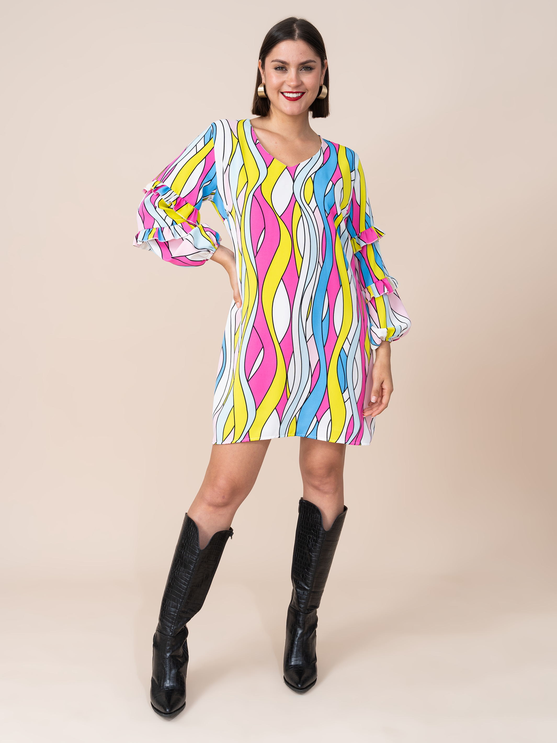 Vestido Emma Estampado Colores