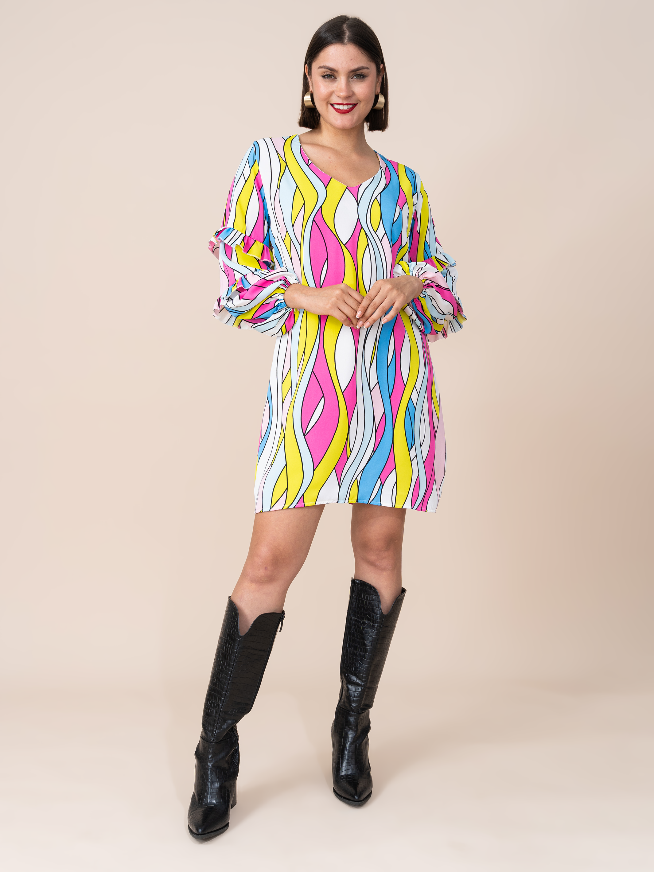 Vestido Emma Estampado Colores