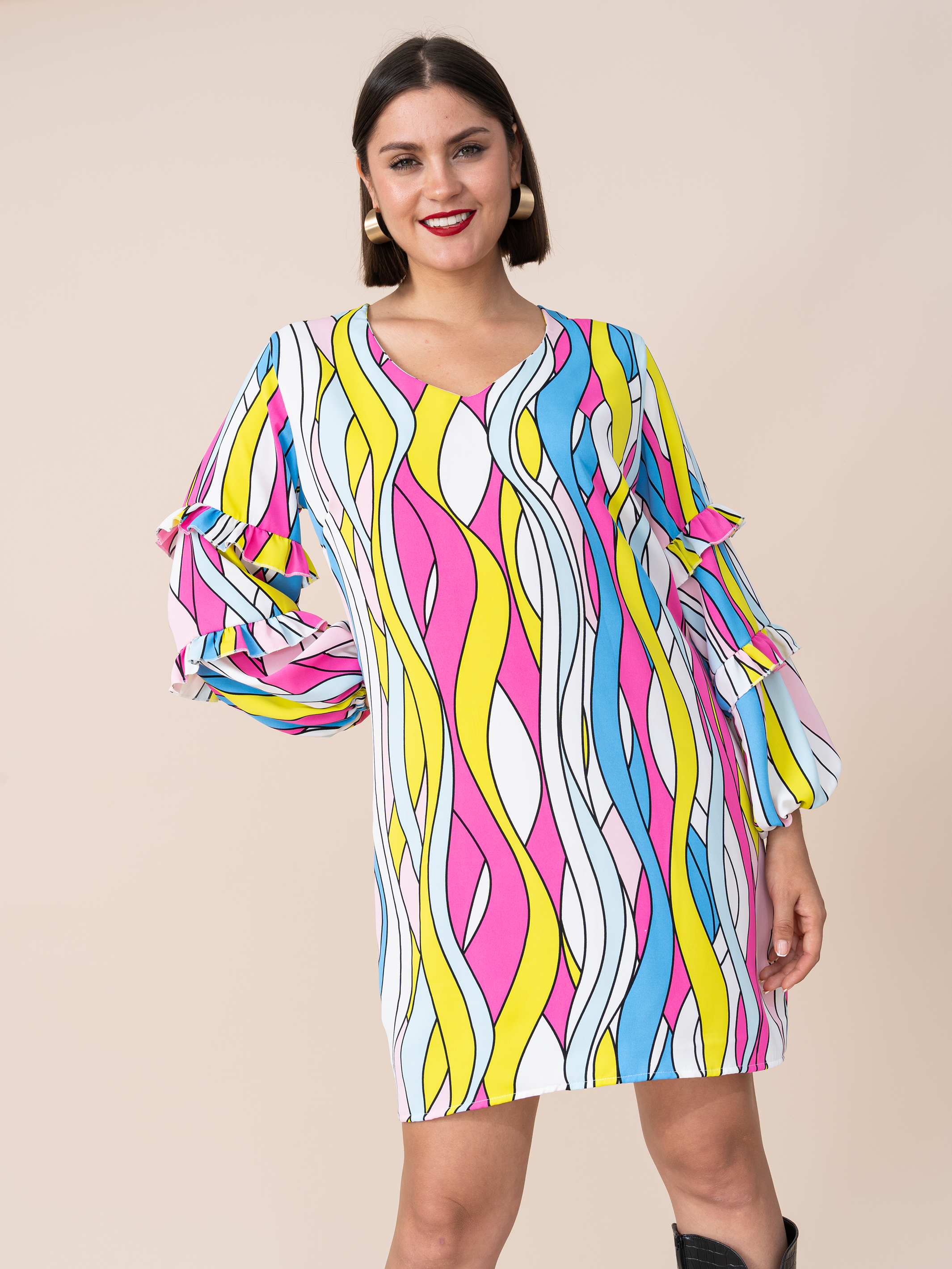 Vestido Emma Estampado Colores
