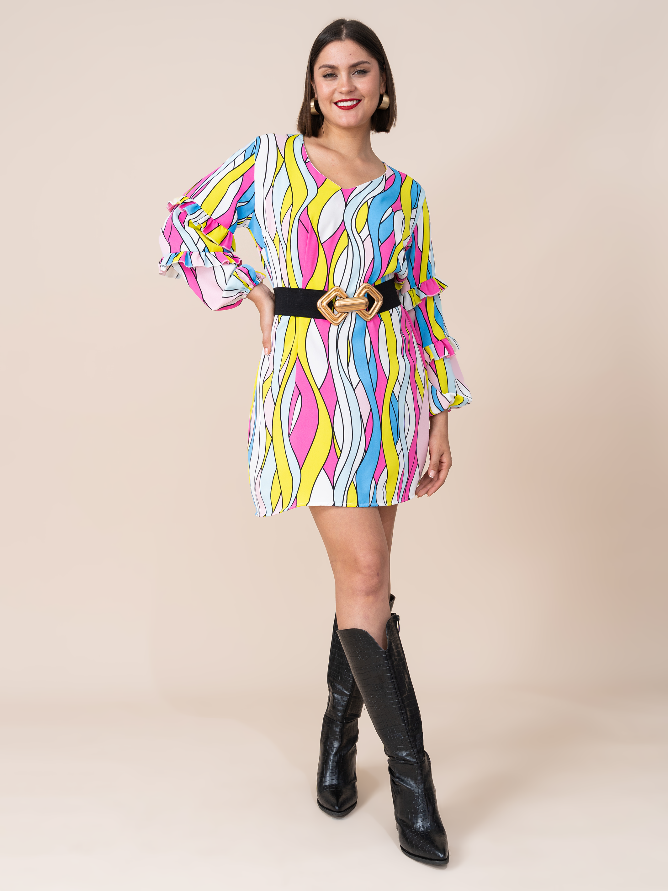 Vestido Emma Estampado Colores
