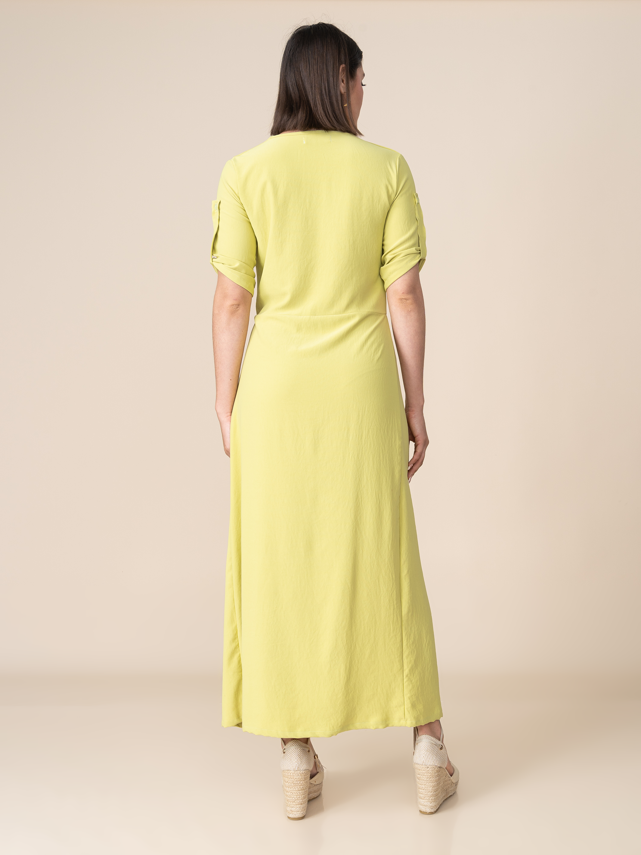 Vestido Pilar Verde Lima