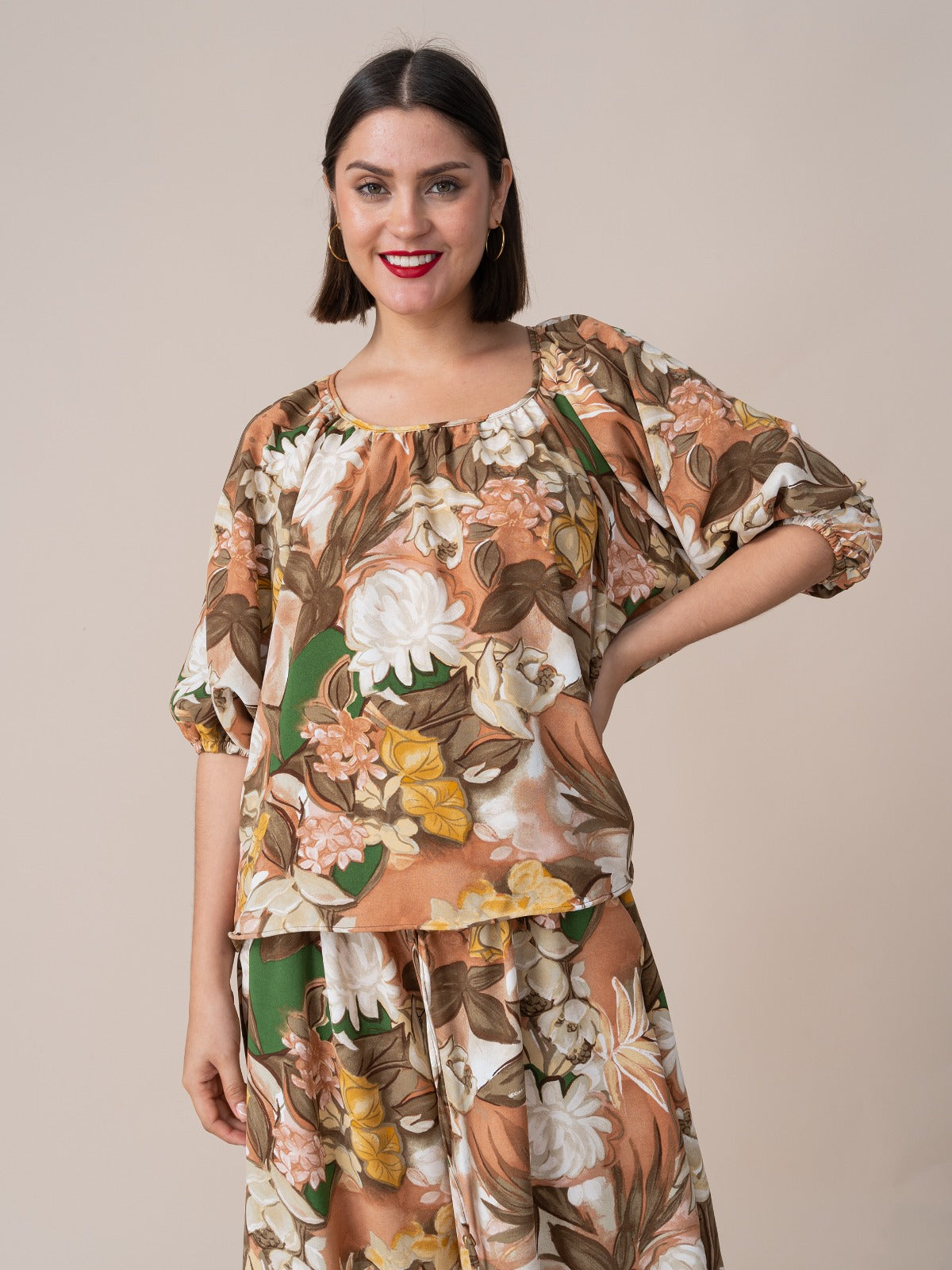 Conjunto Moza Flores