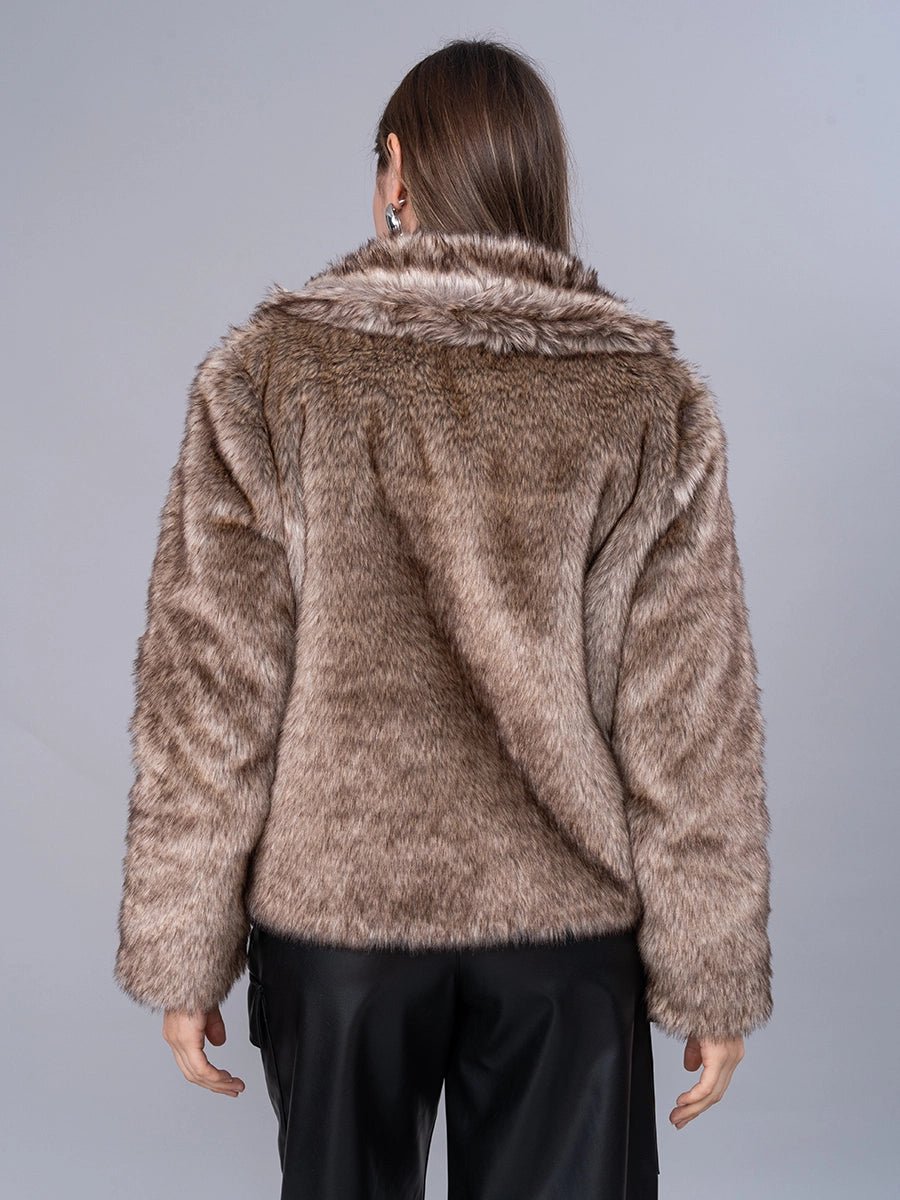 Abrigo Fur Caramelo - SACO de La Matier