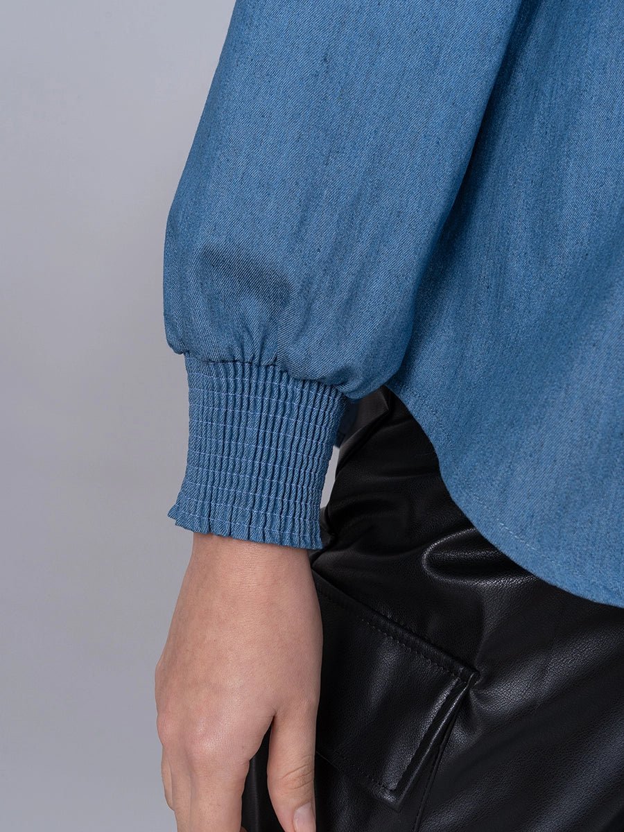 Blusa cielo Chambray - Blusa de La Matier