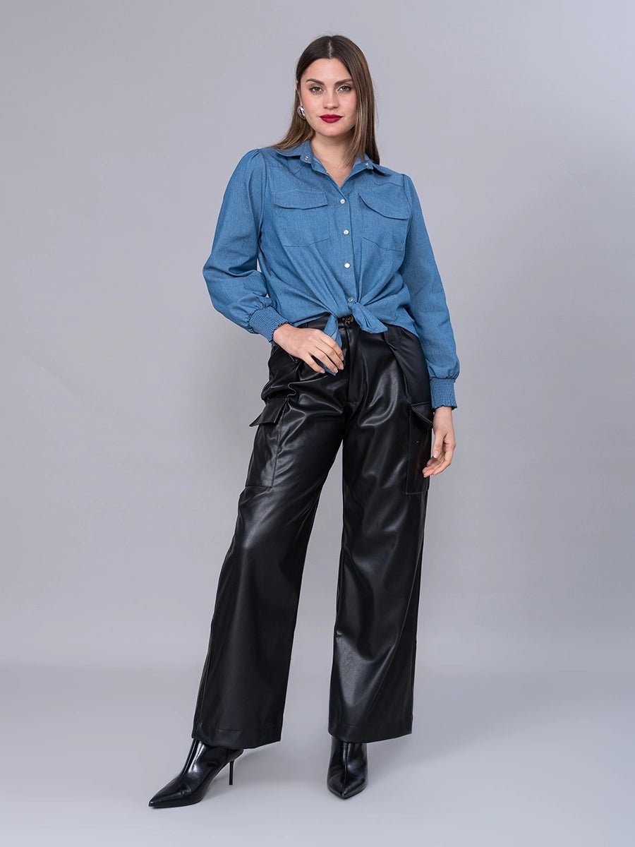 Blusa cielo Chambray - Blusa de La Matier