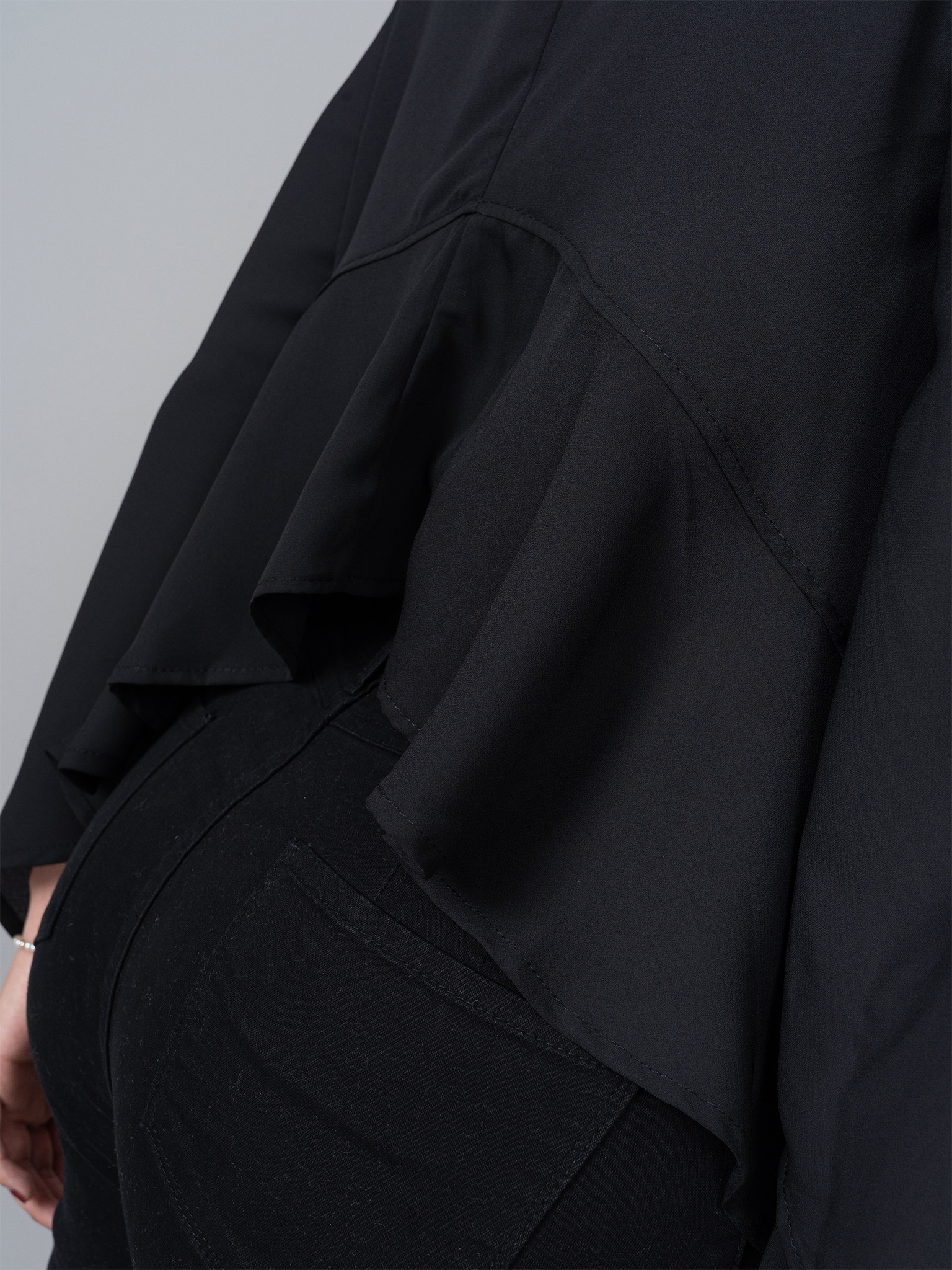 Blusa Lota Negra en Gasa