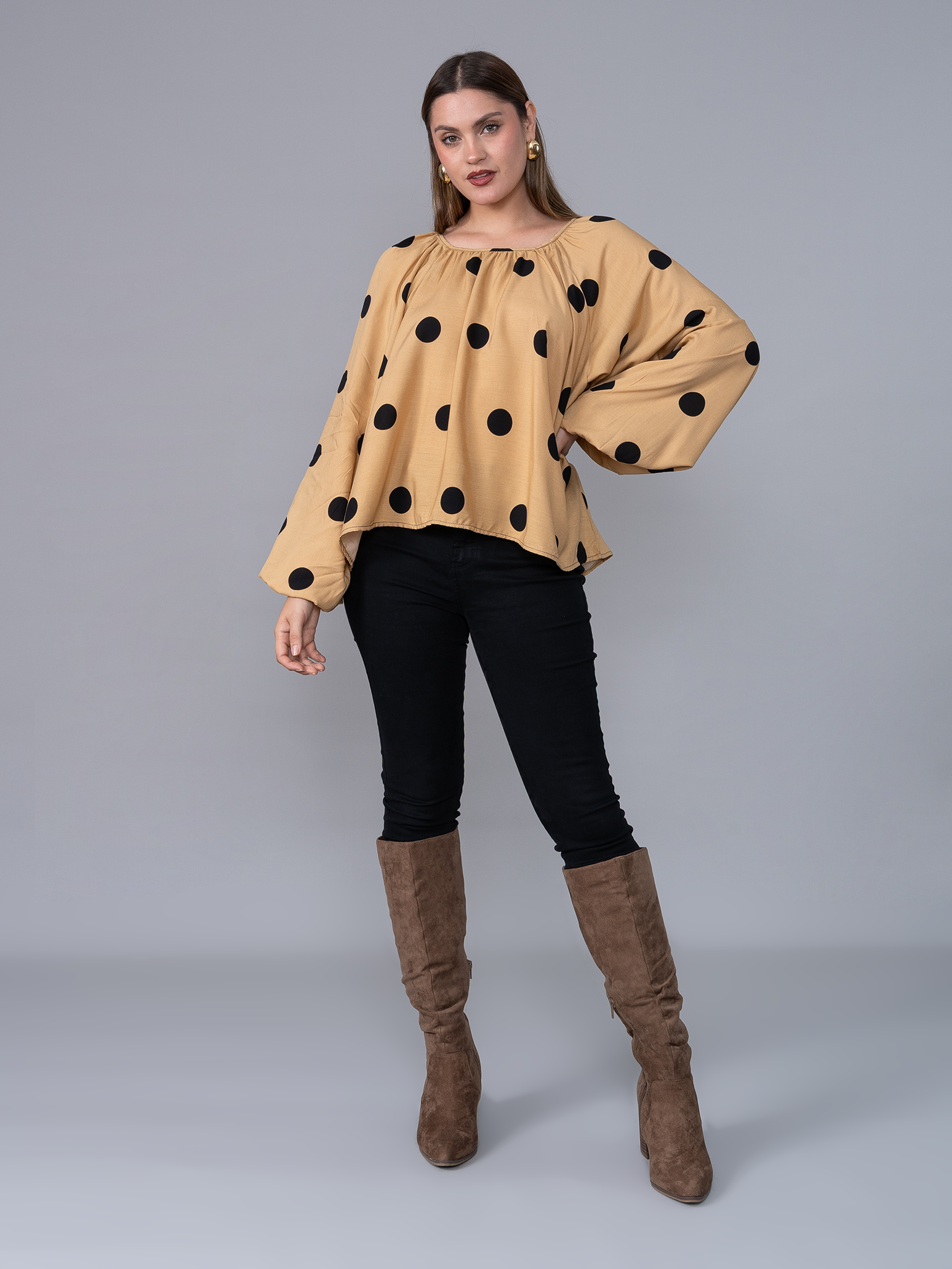 Blusa Rangla Polka Dods