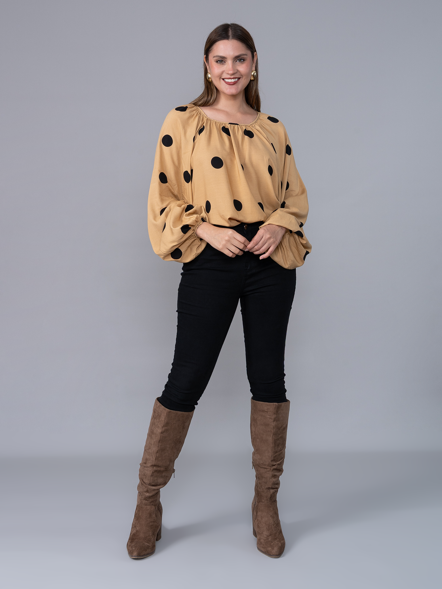 Blusa Rangla Polka Dods
