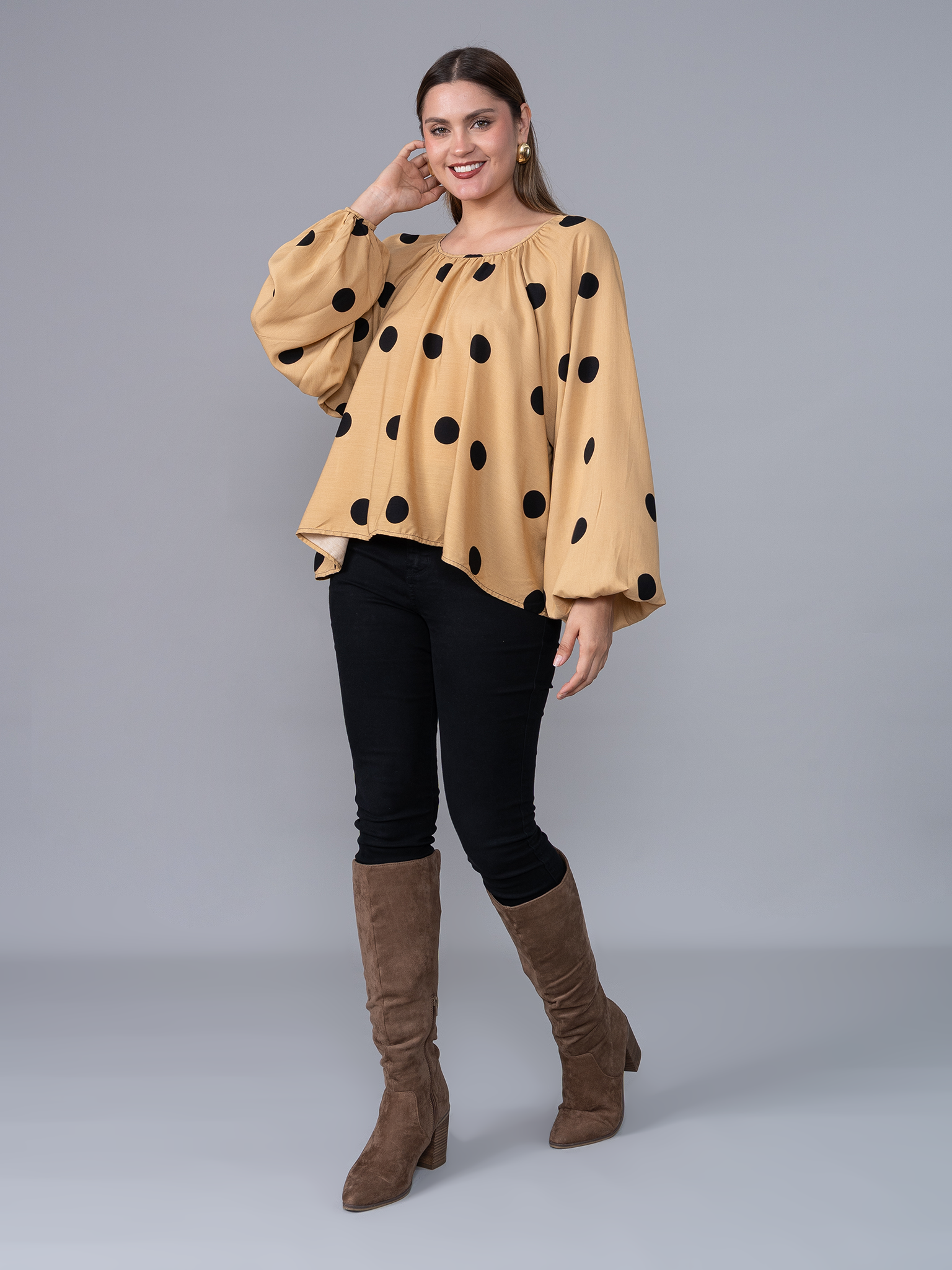 Blusa Rangla Polka Dods