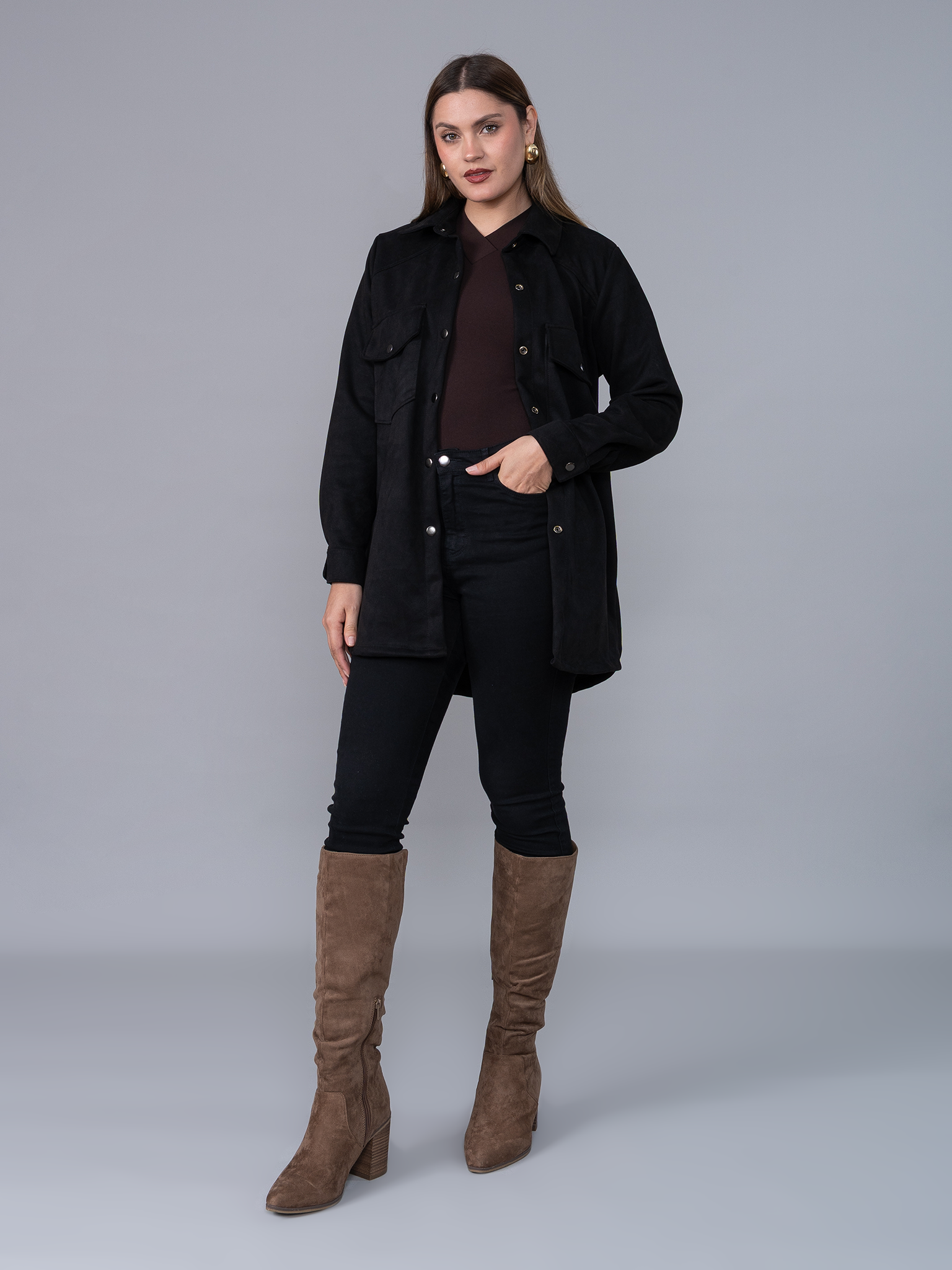 Camisaco Helen Negro