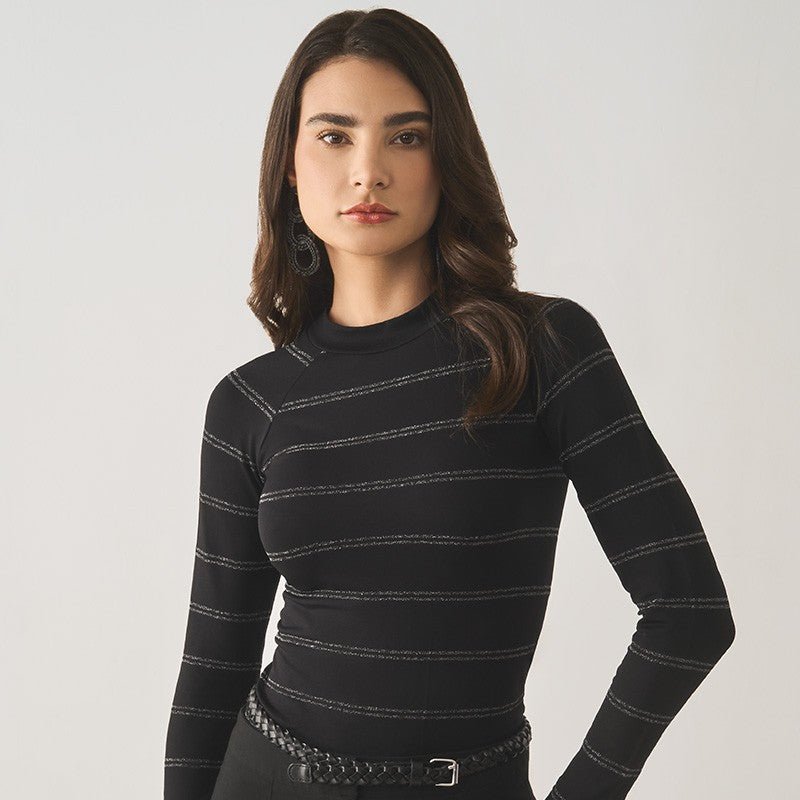 Camiseta Alanna Negro - Koketa - Camiseta de La Matier