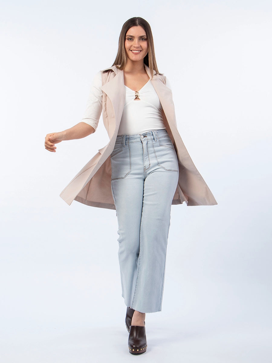 Chaleco Trench Beige