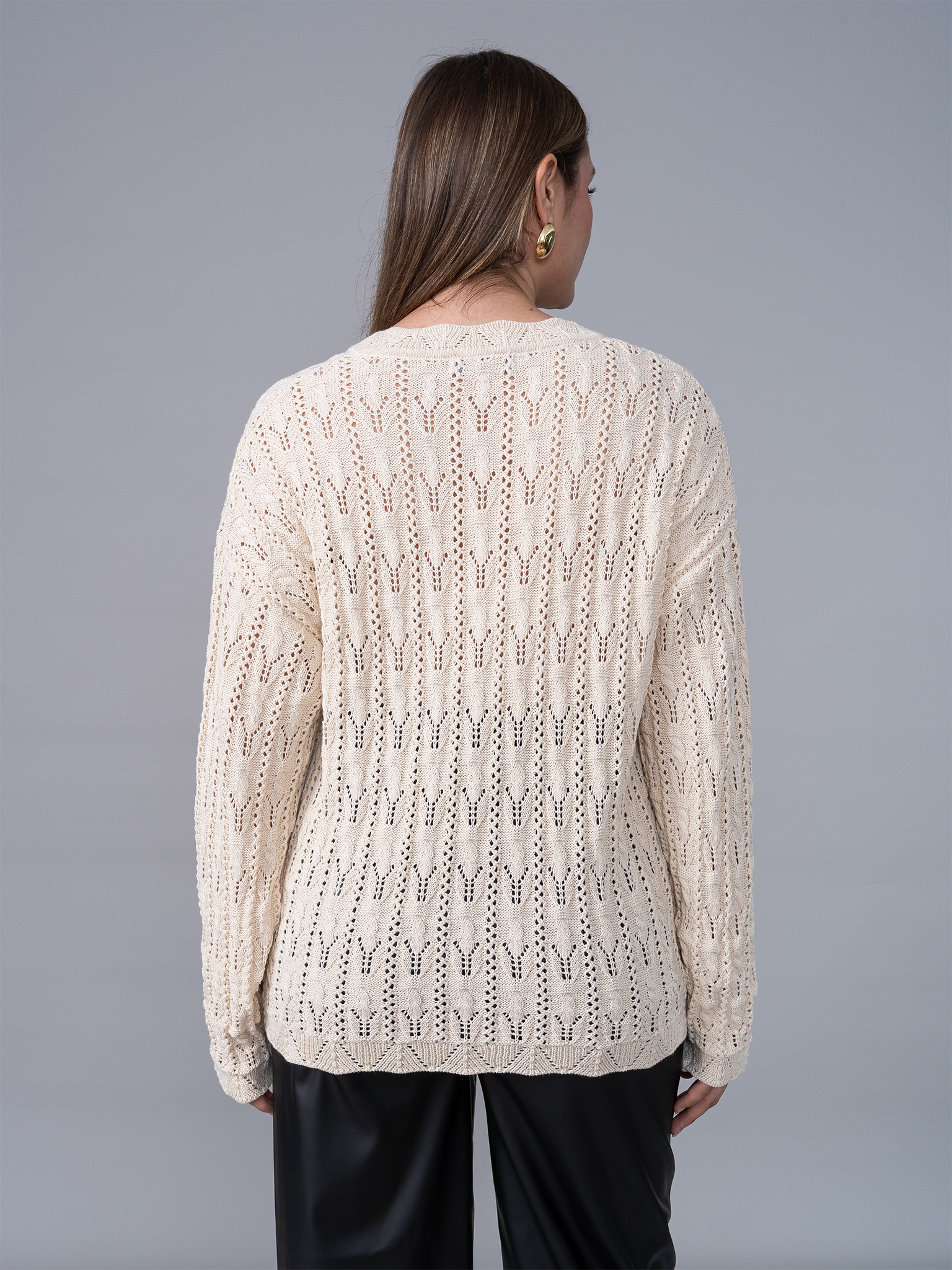 Chompa Tejida Andrea Beige