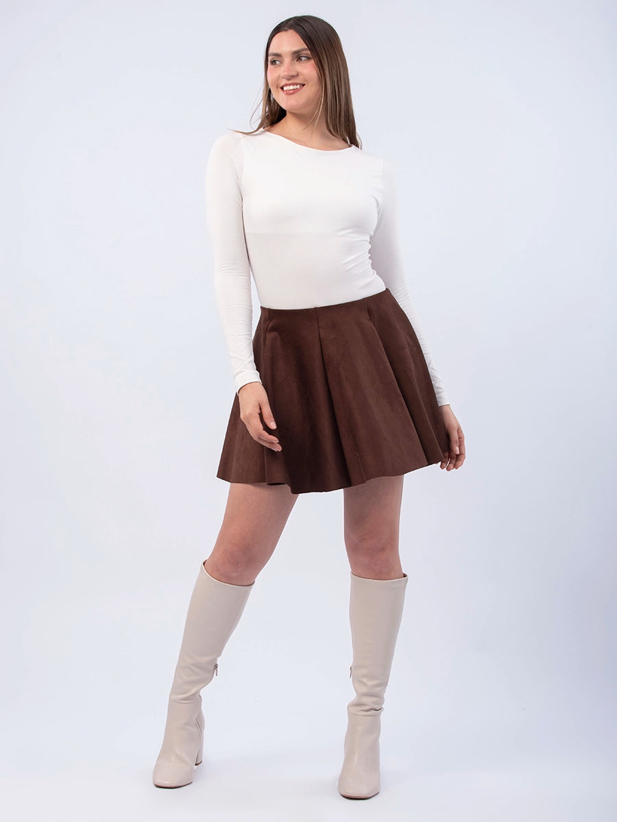 Falda Lara Marrón