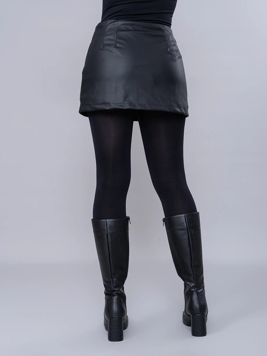 Falda/Short en Cuerina Mery - Falda de La Matier