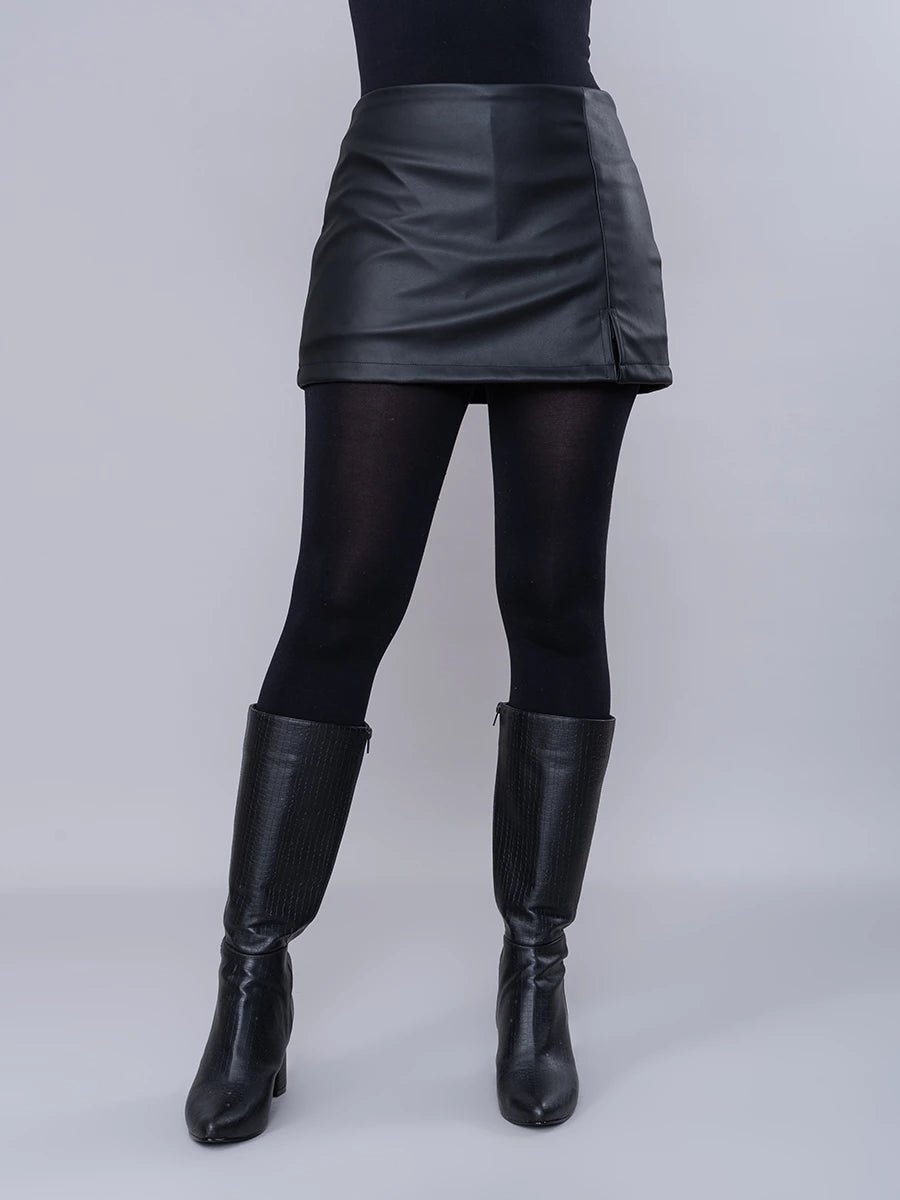 Falda/Short en Cuerina Mery - Falda de La Matier