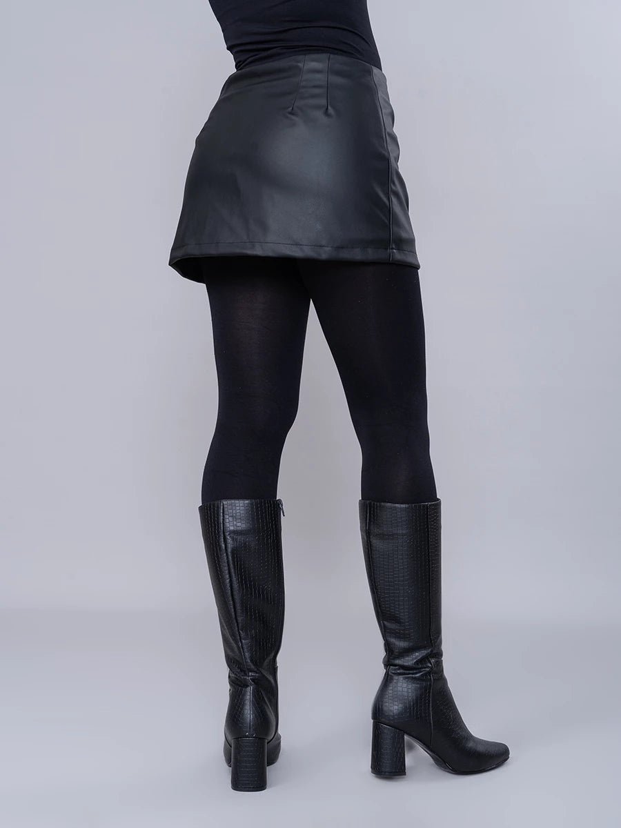 Falda/Short en Cuerina Mery - Falda de La Matier