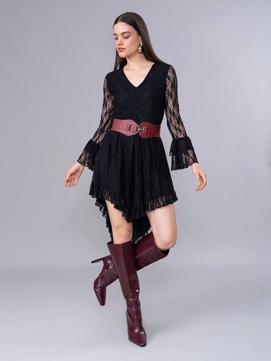 Vestido Dalia Negro - Vestido de La Matier