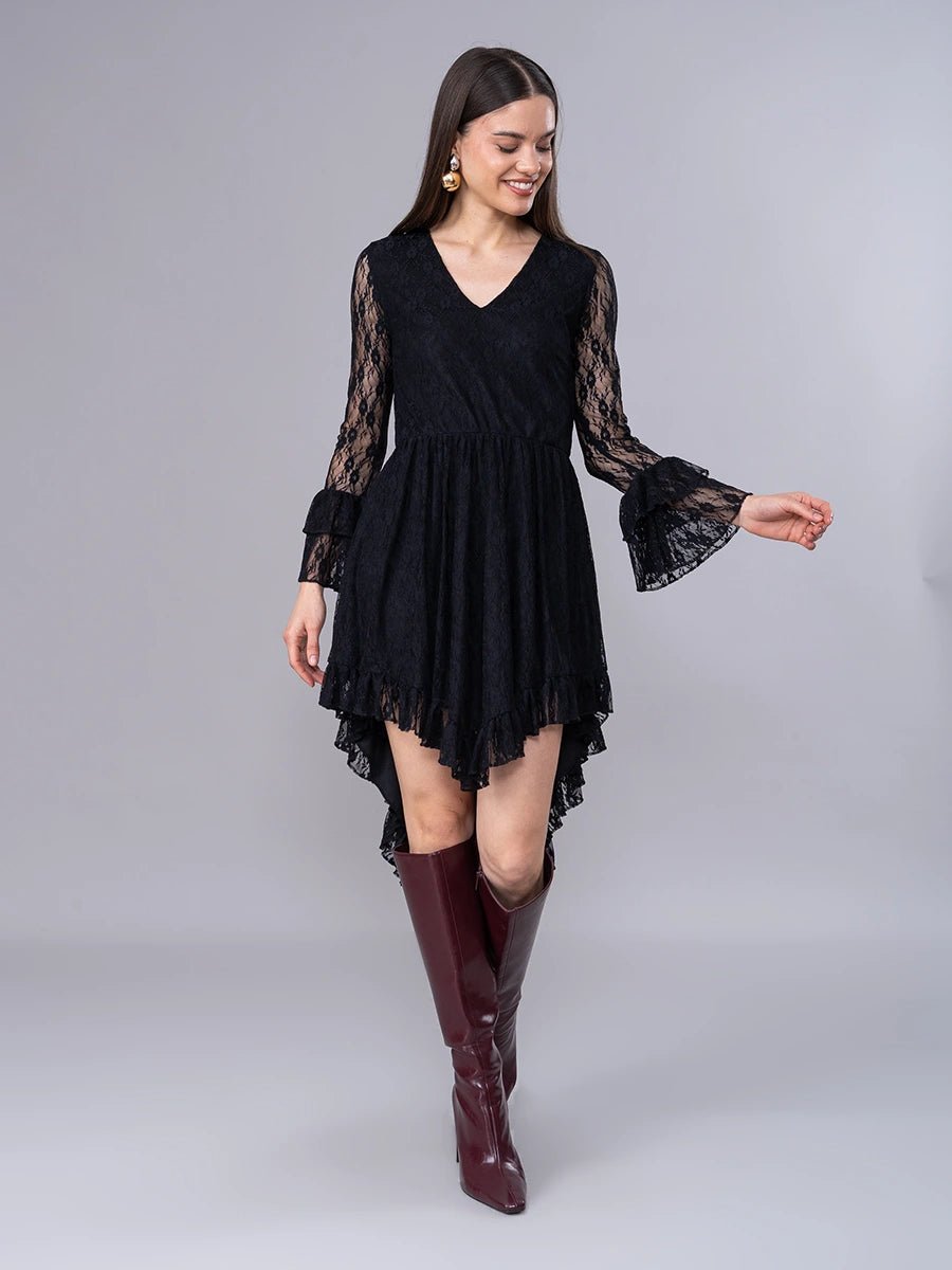 Vestido Dalia Negro - Vestido de La Matier