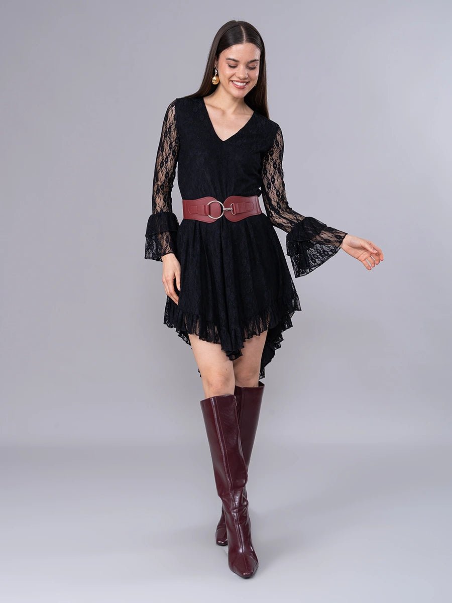 Vestido Dalia Negro - Vestido de La Matier