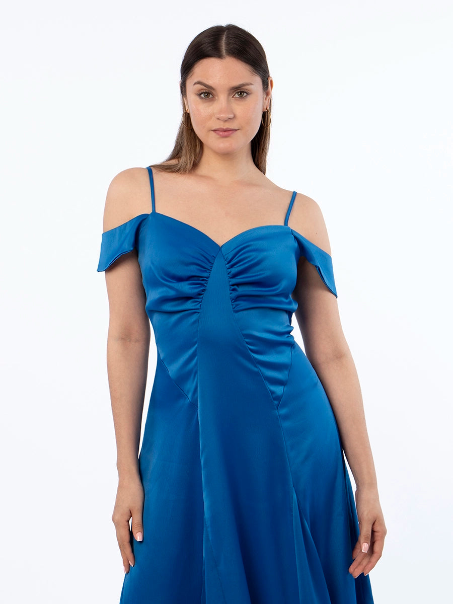 Vestido Georgina Azul