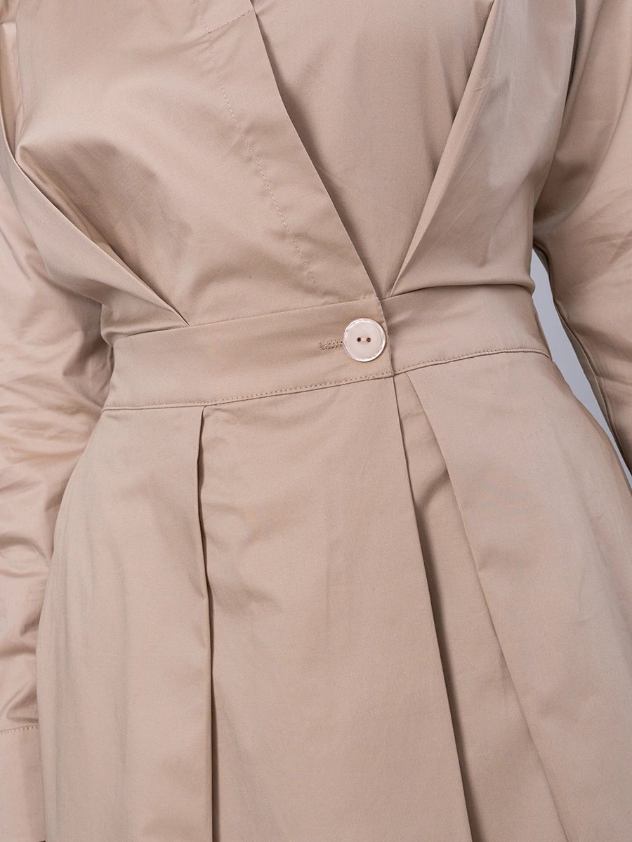 Vestido Renata Beige - Vestido de La Matier
