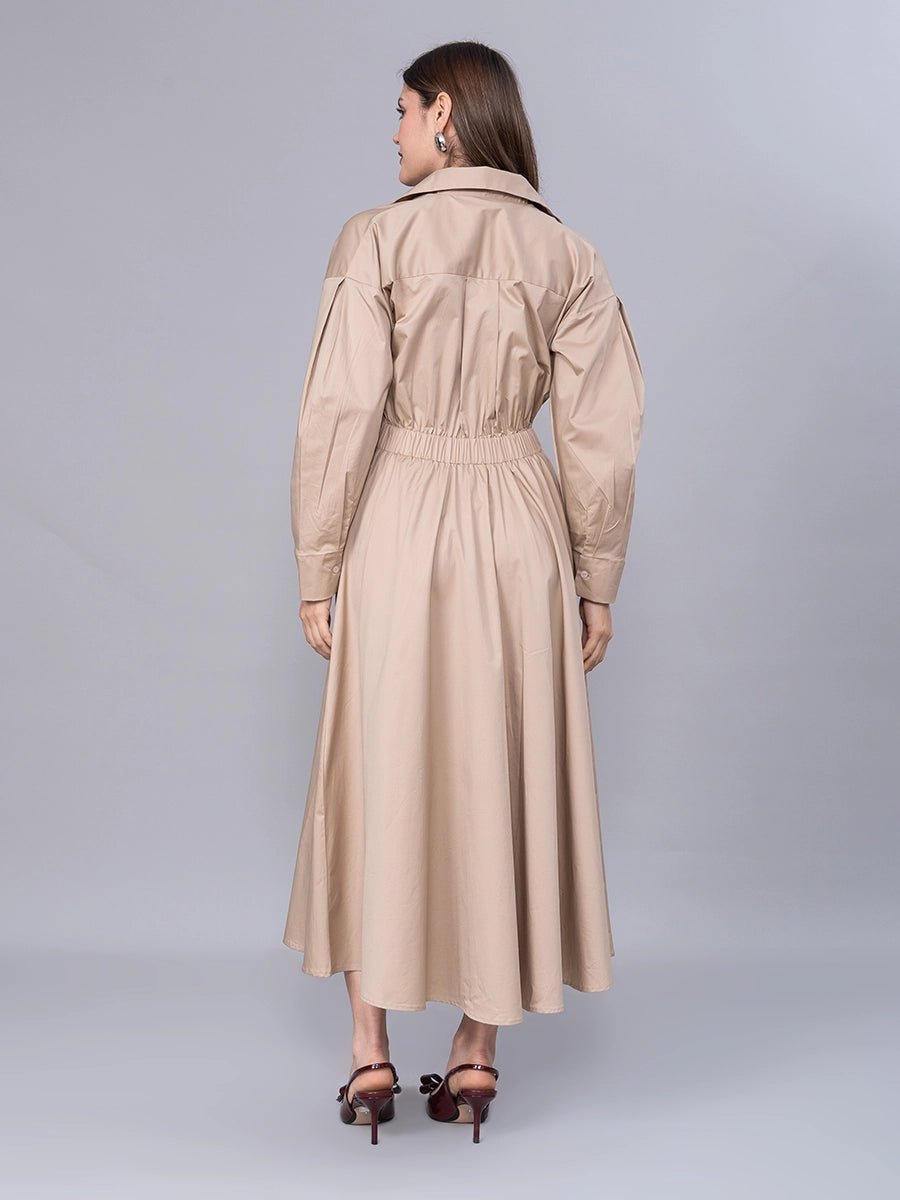 Vestido Renata Beige - Vestido de La Matier