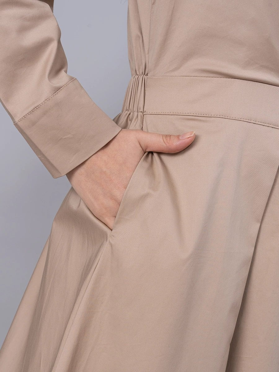 Vestido Renata Beige - Vestido de La Matier