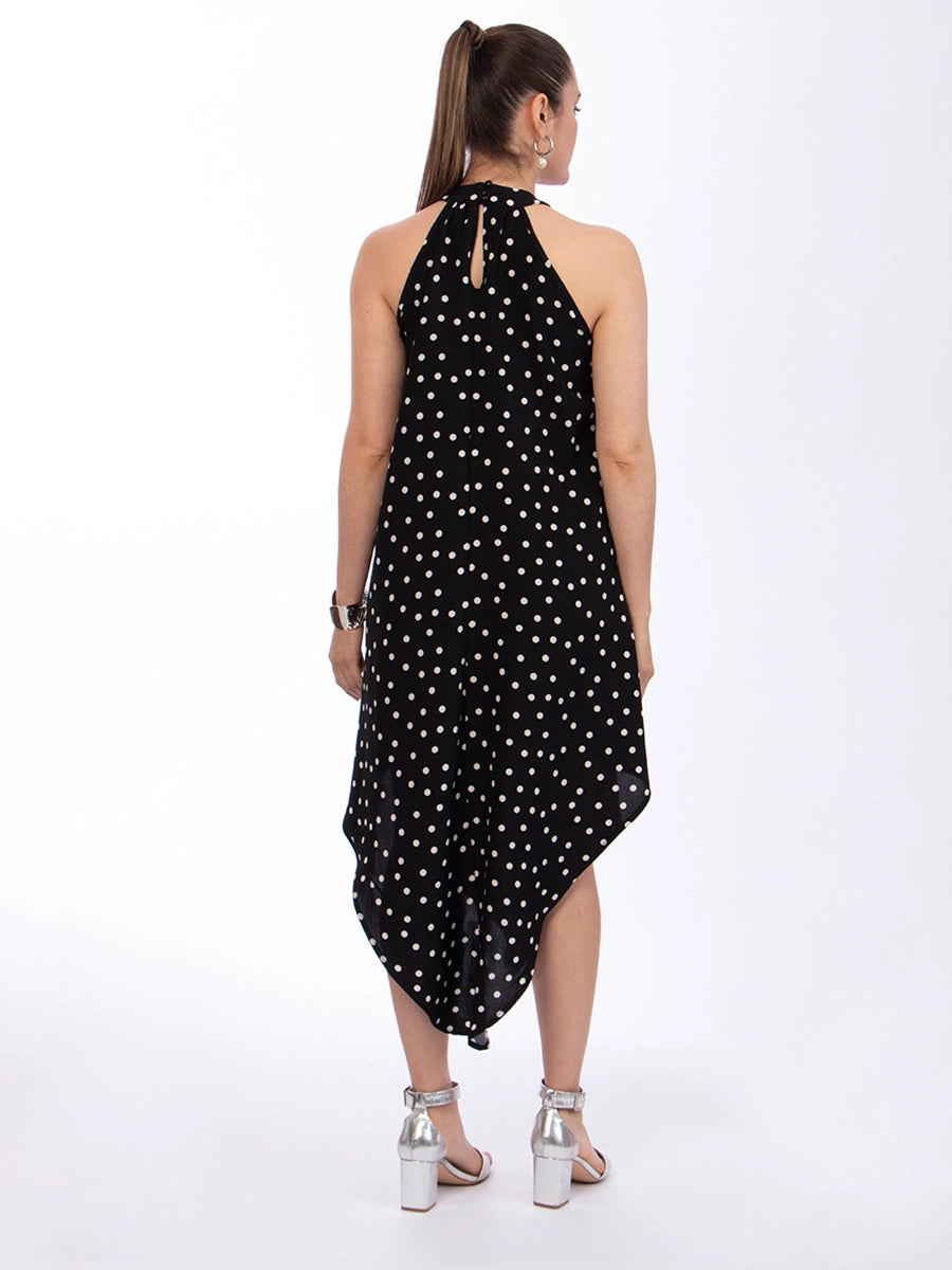 Vestido Fátima Puntos Blanco