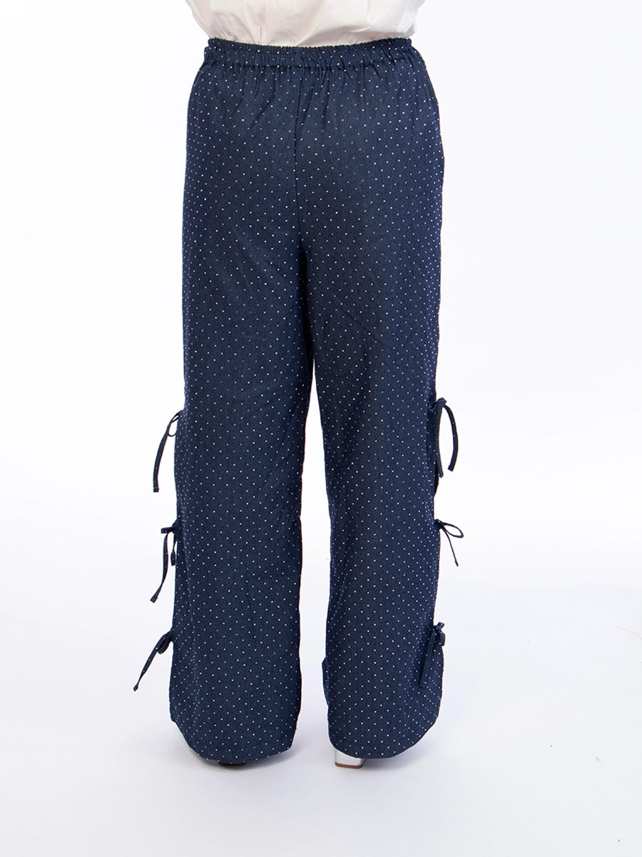 Pantalón Letty Chambray de Brillos