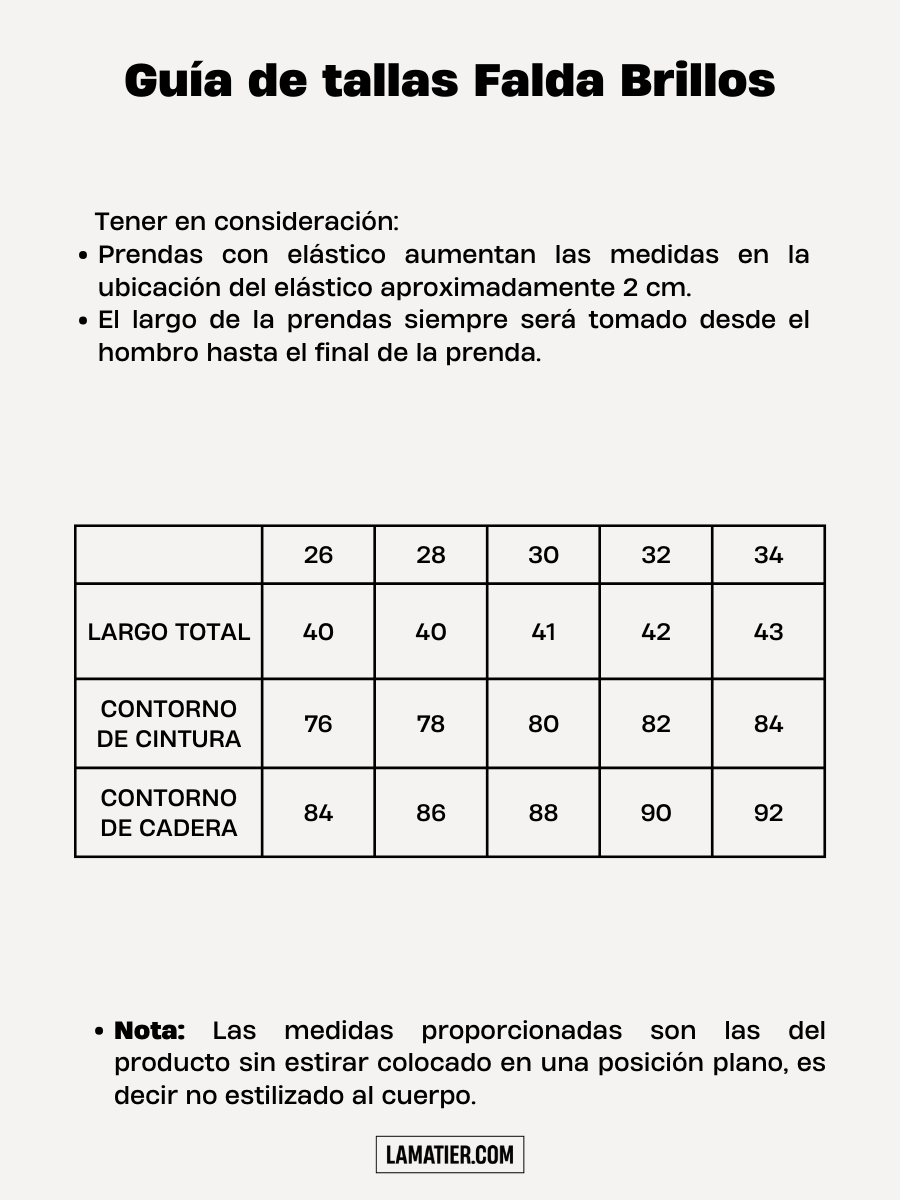 Falda Chambray de Brillos