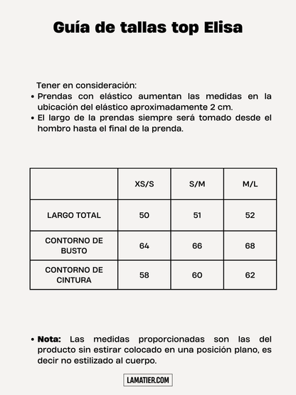 Top Elisa Borgoña