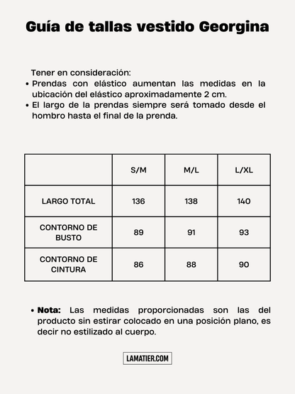 Vestido Georgina Azul