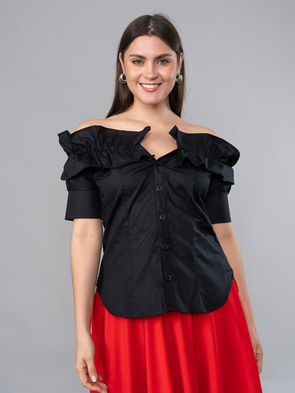 Blusa Carolina Negra