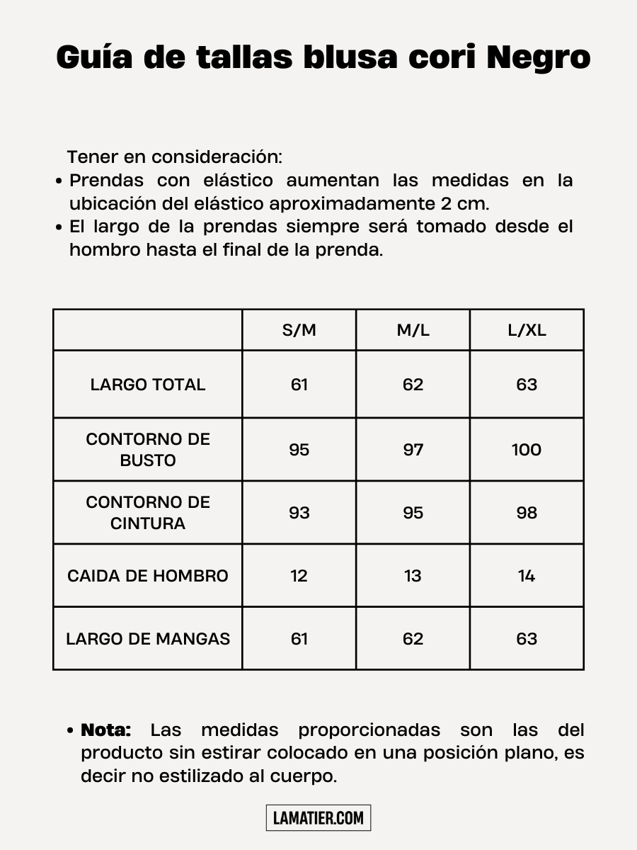 Blusa Cori Negro